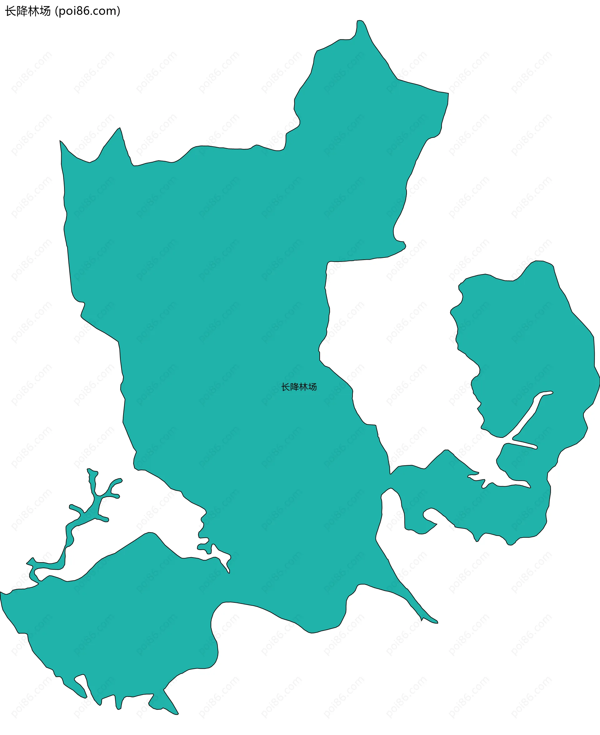 长降林场边界地图