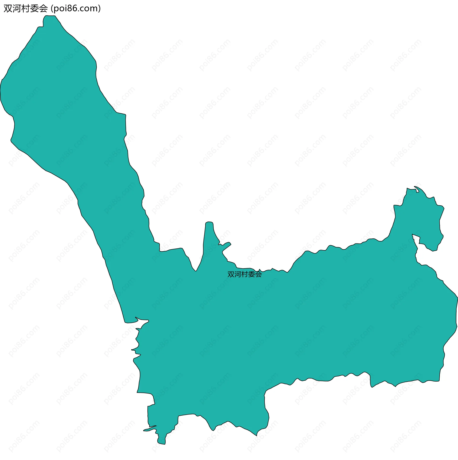 双河村委会边界地图