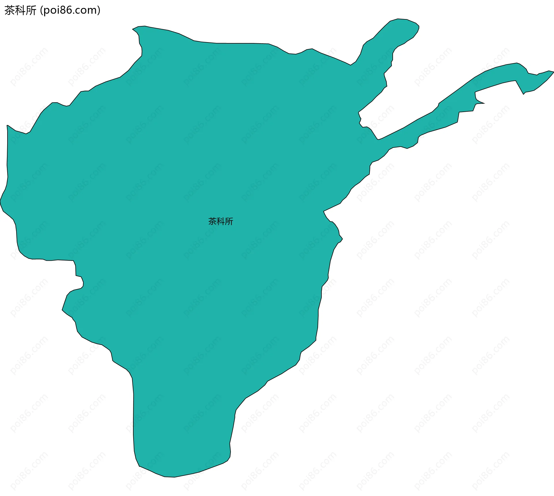 茶科所边界地图