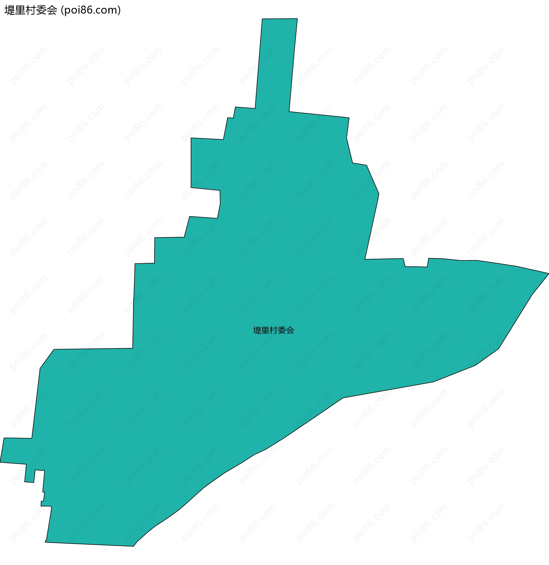 堤里村委会边界地图