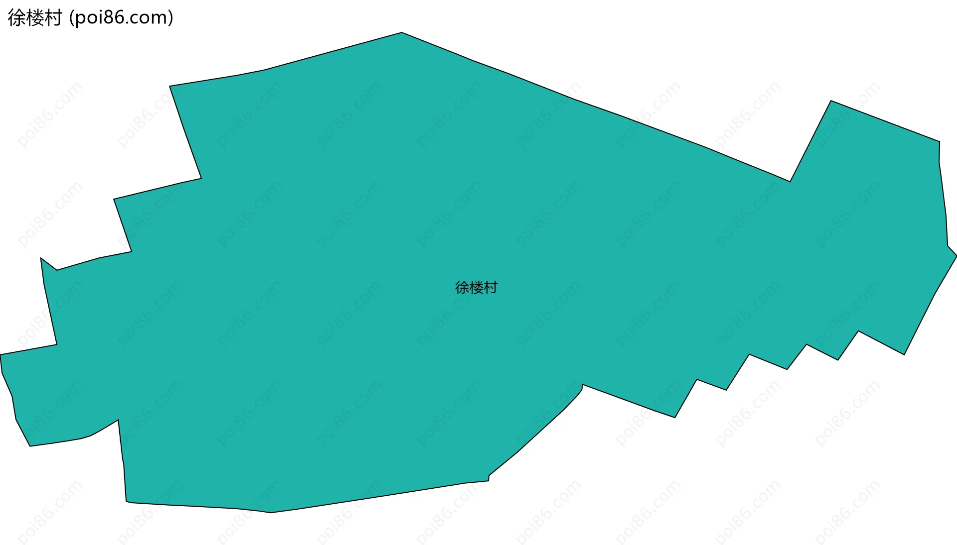 徐楼村边界地图
