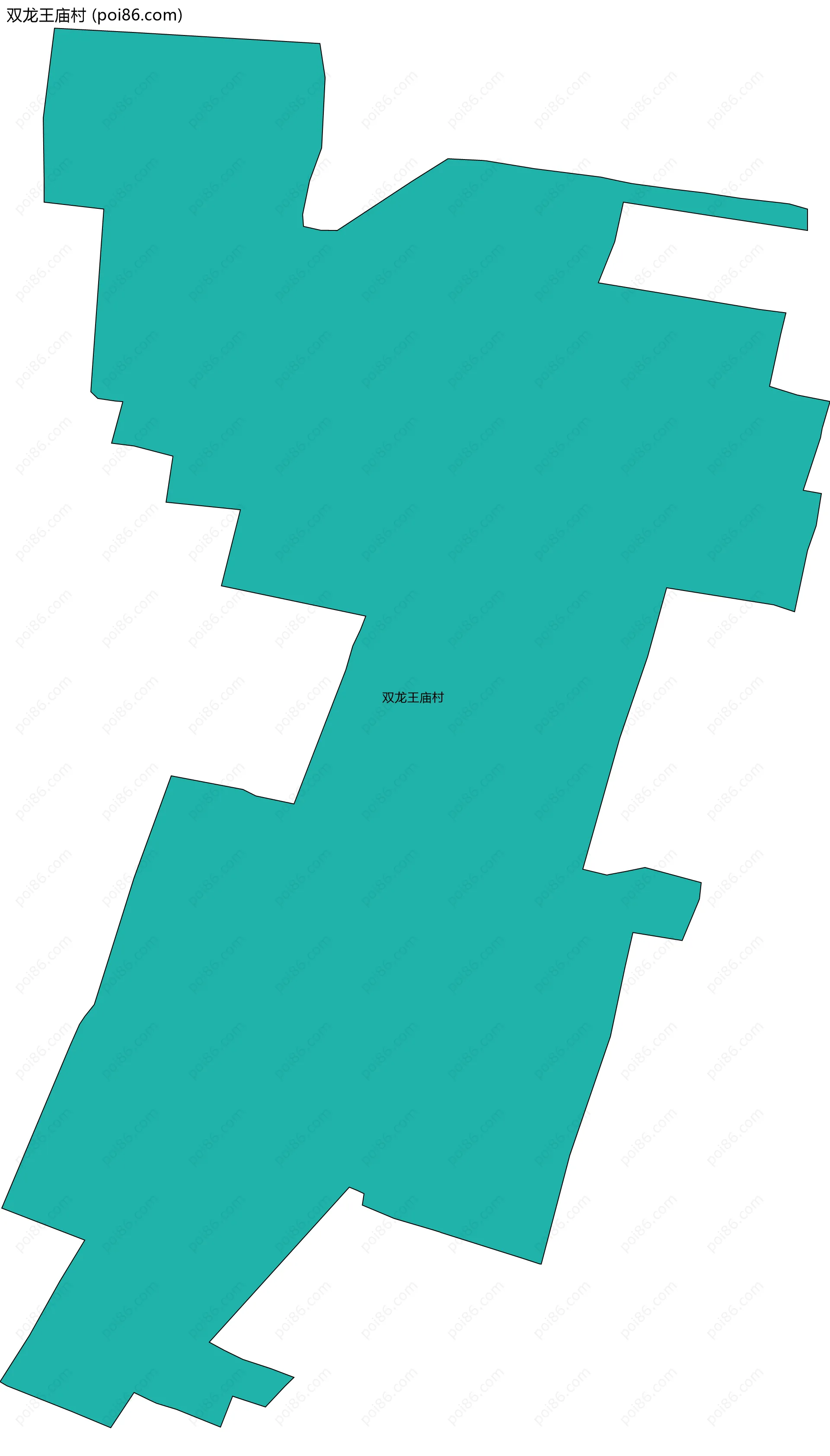 双龙王庙村边界地图