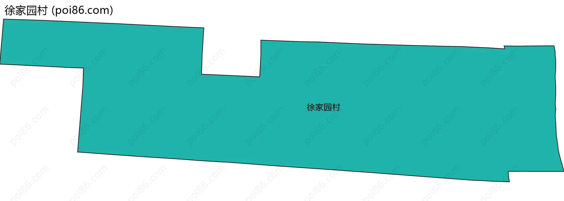 徐家园村边界地图