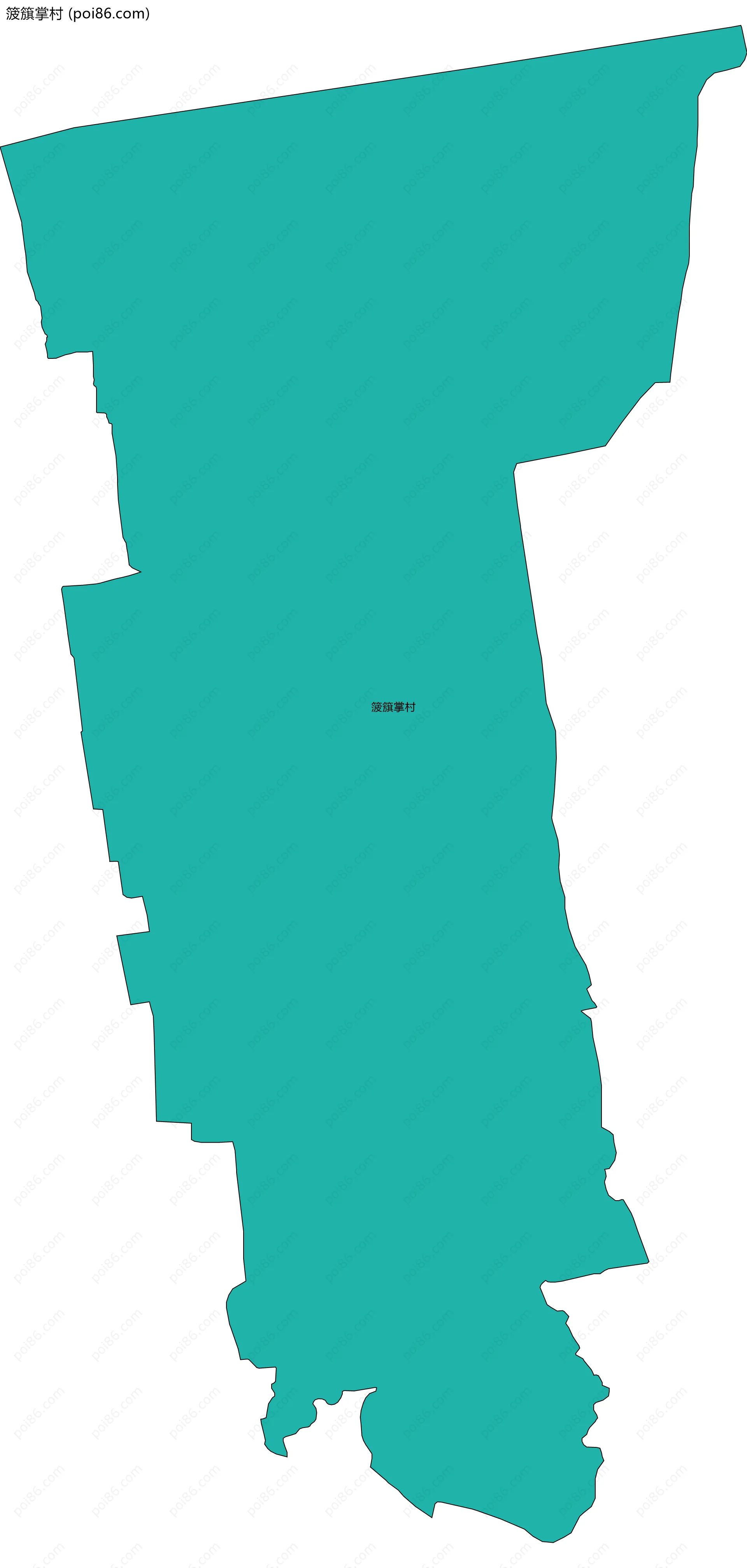 箥簱掌村边界地图