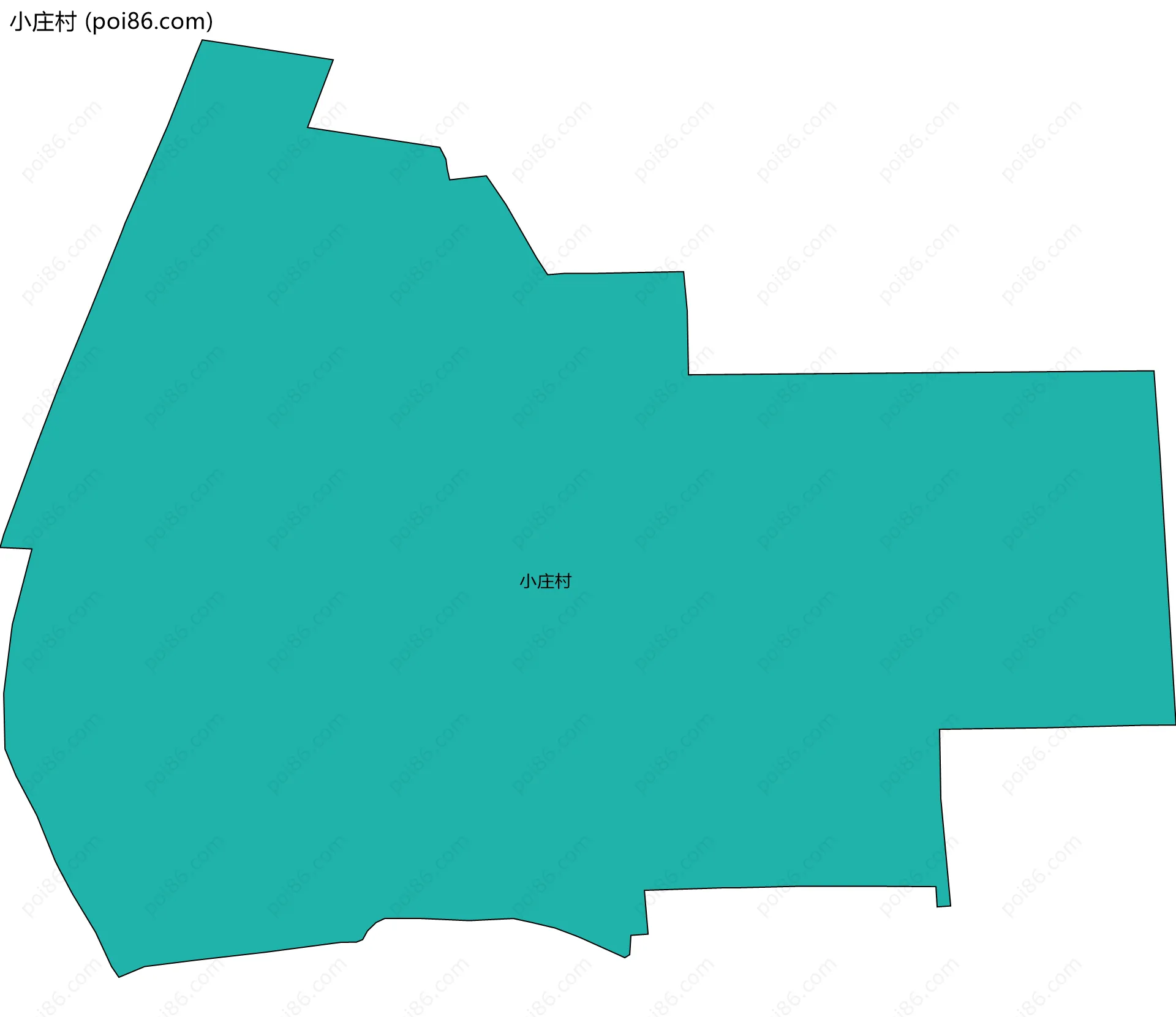 小庄村边界地图