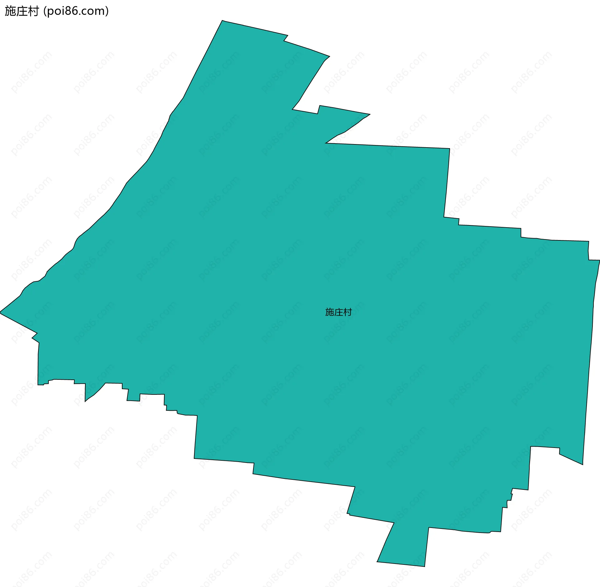 施庄村边界地图