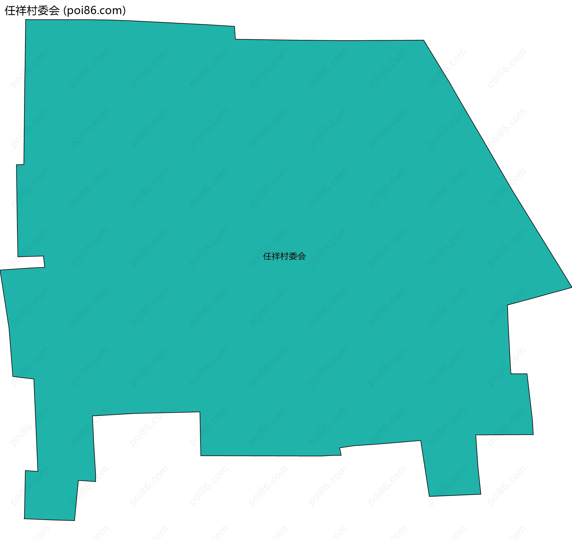 任祥村委会边界地图