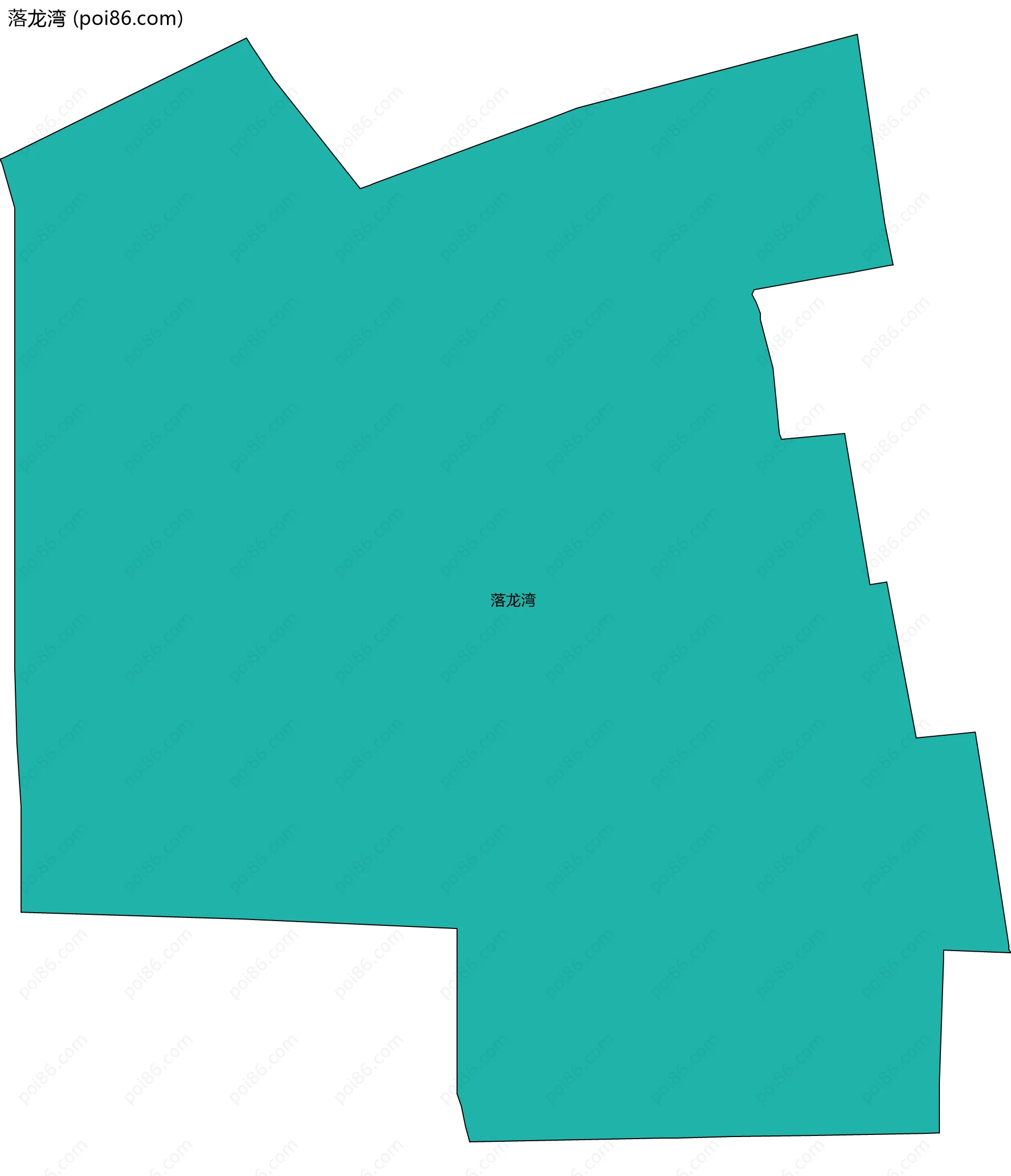 落龙湾边界地图