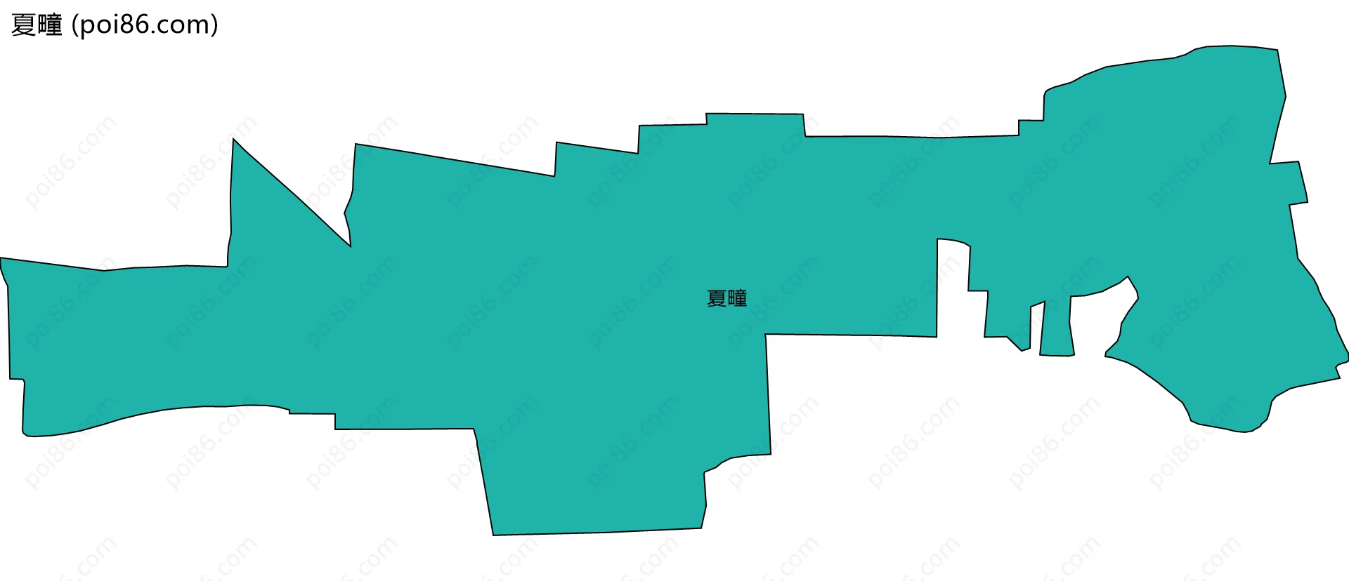 夏疃边界地图