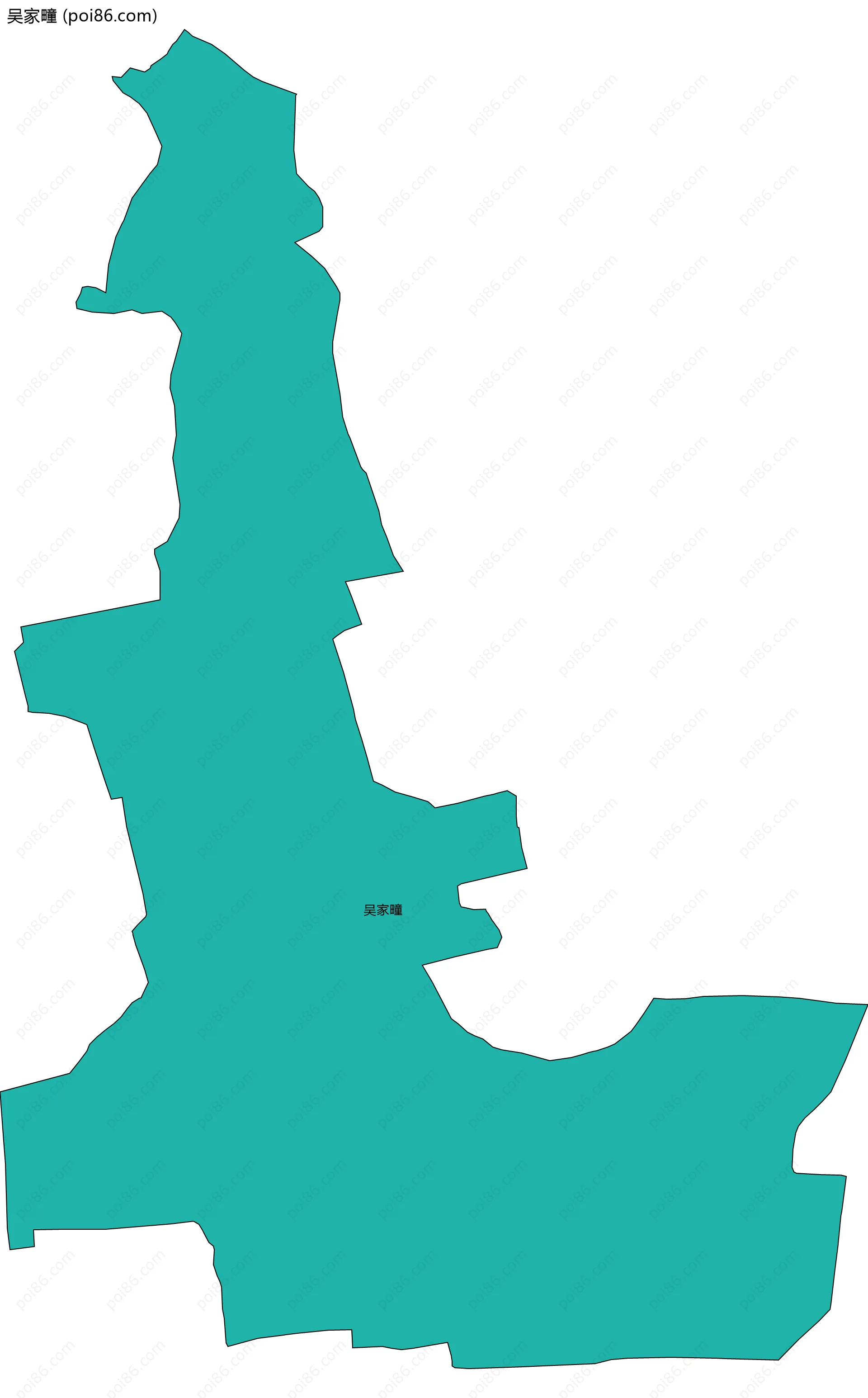 吴家疃边界地图