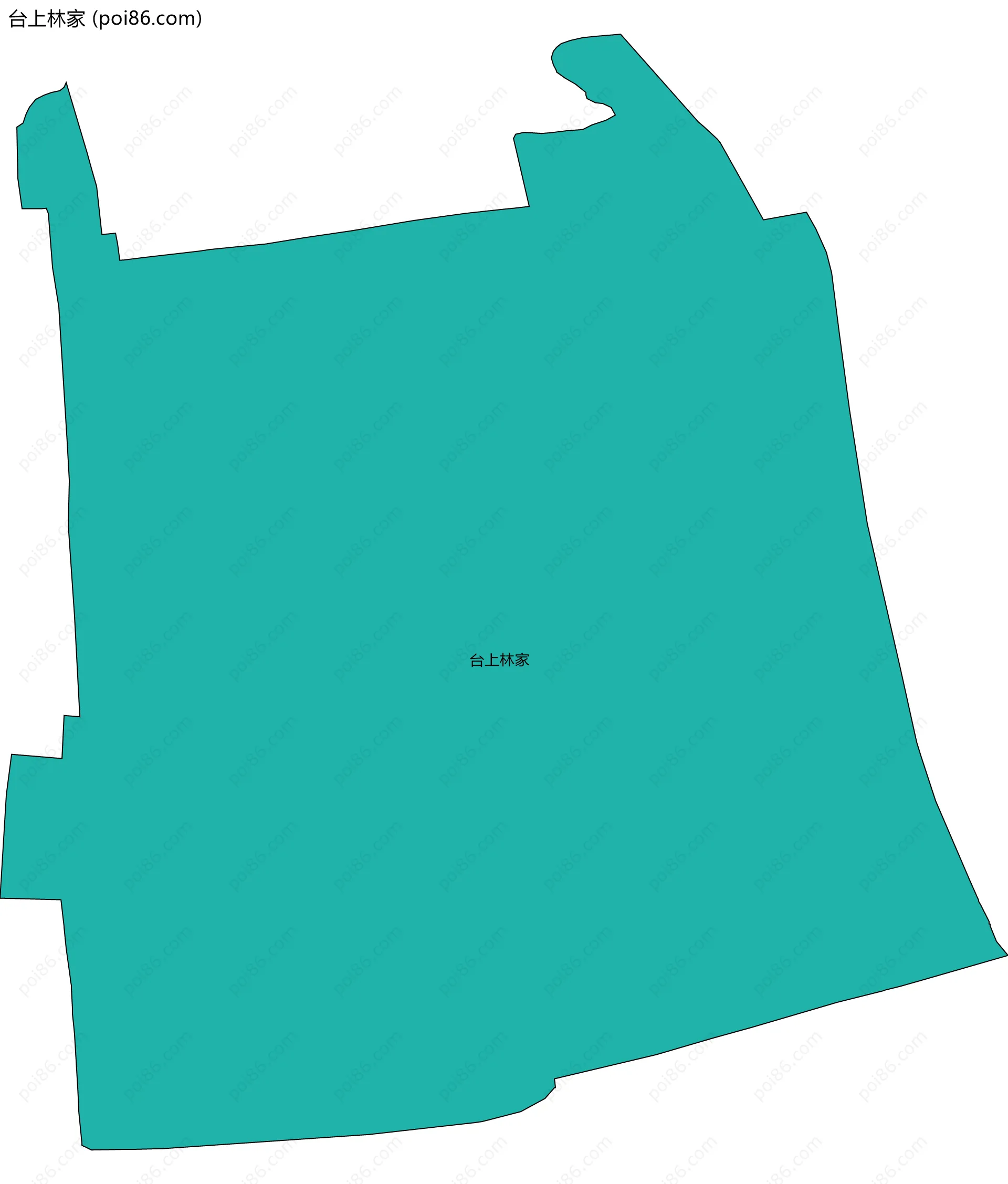 台上林家边界地图