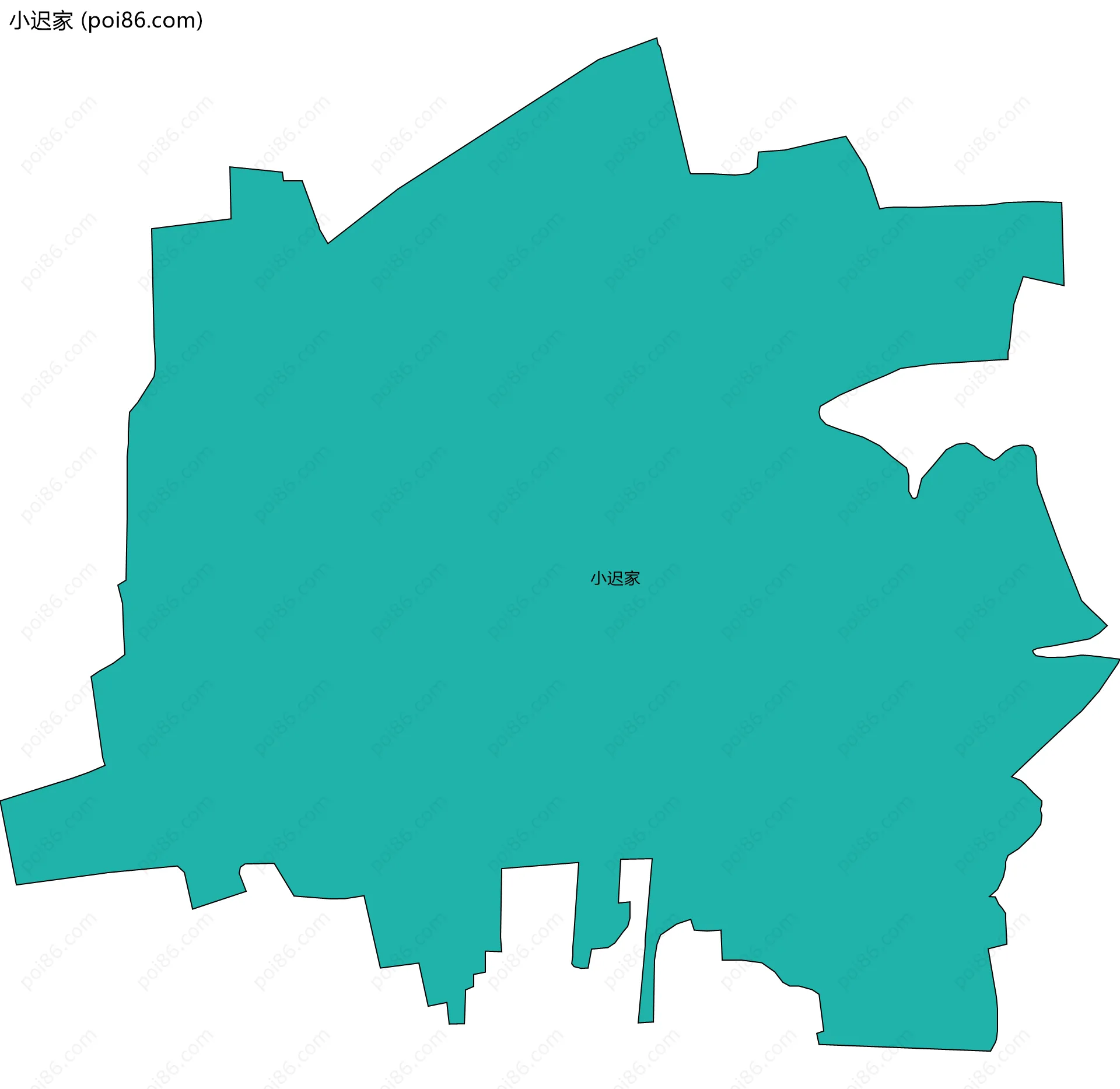 小迟家边界地图