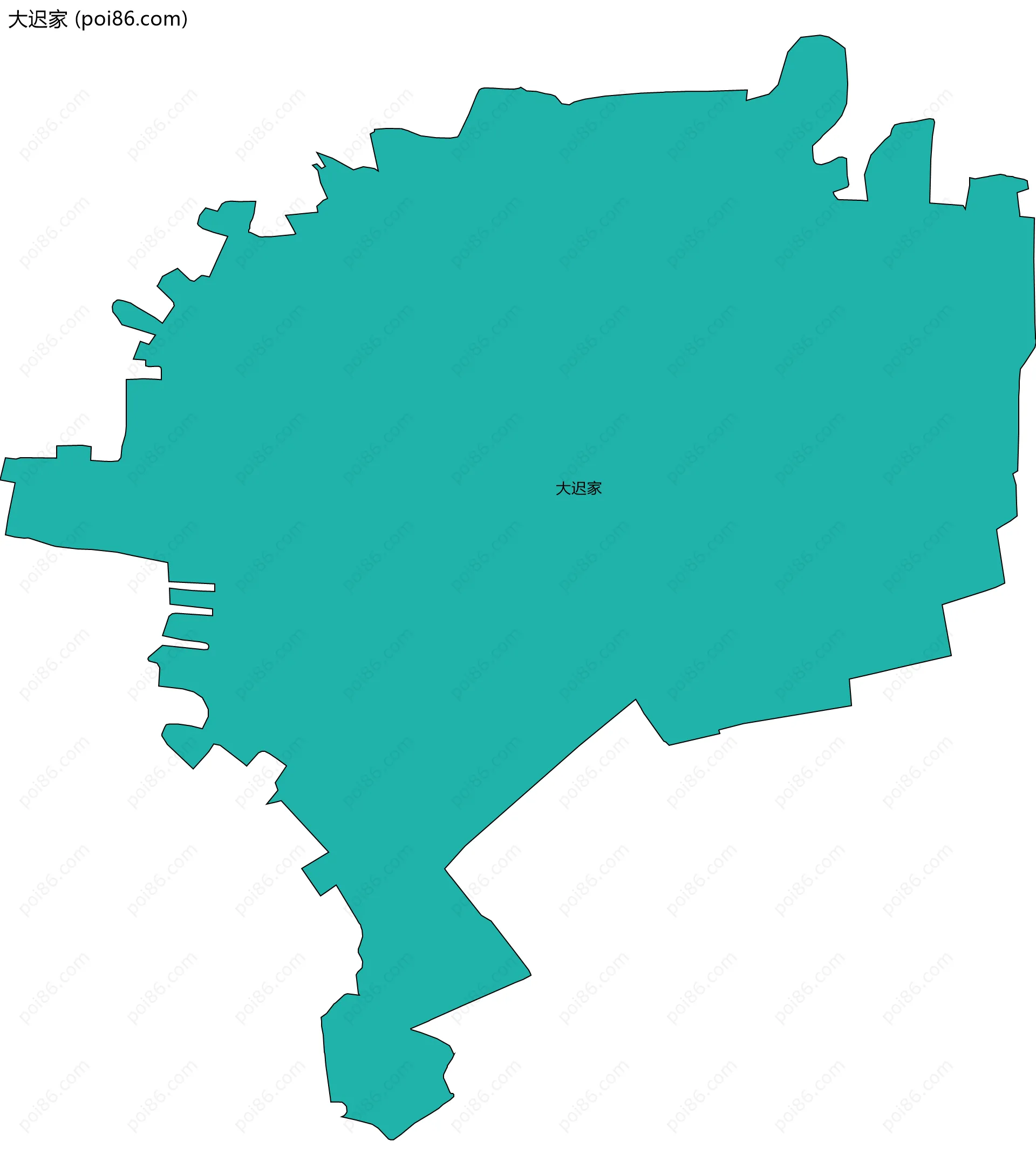 大迟家边界地图