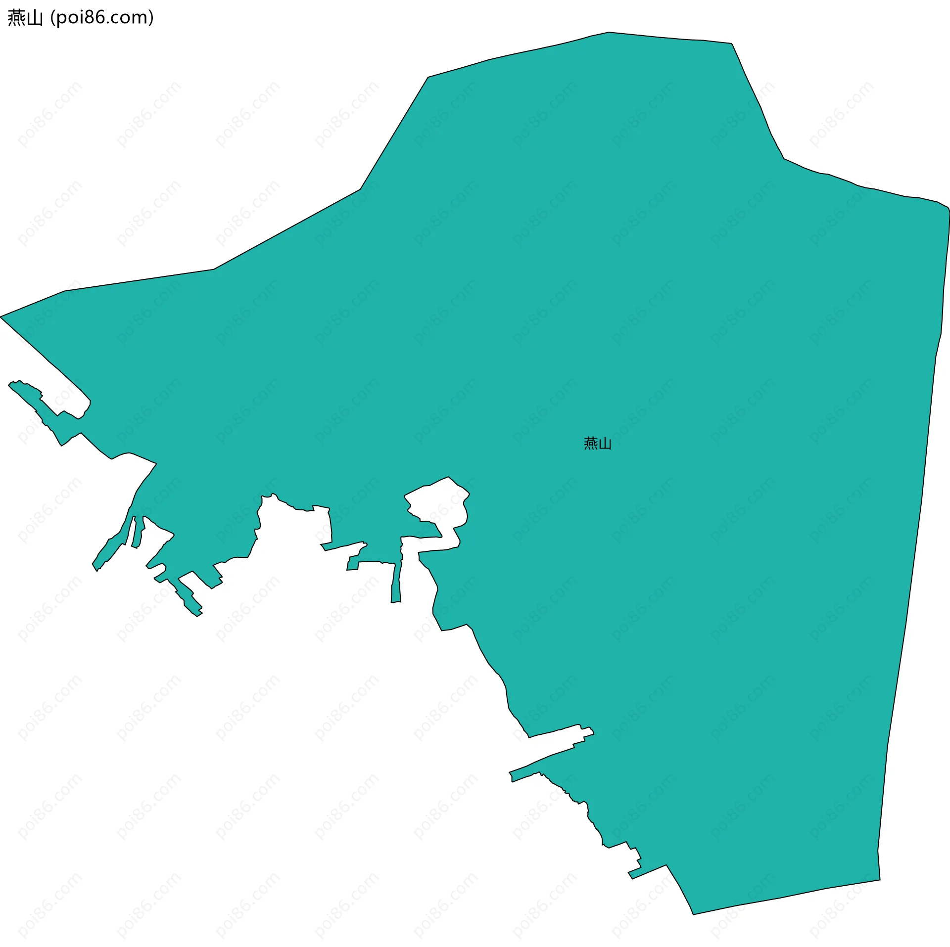 燕山边界地图