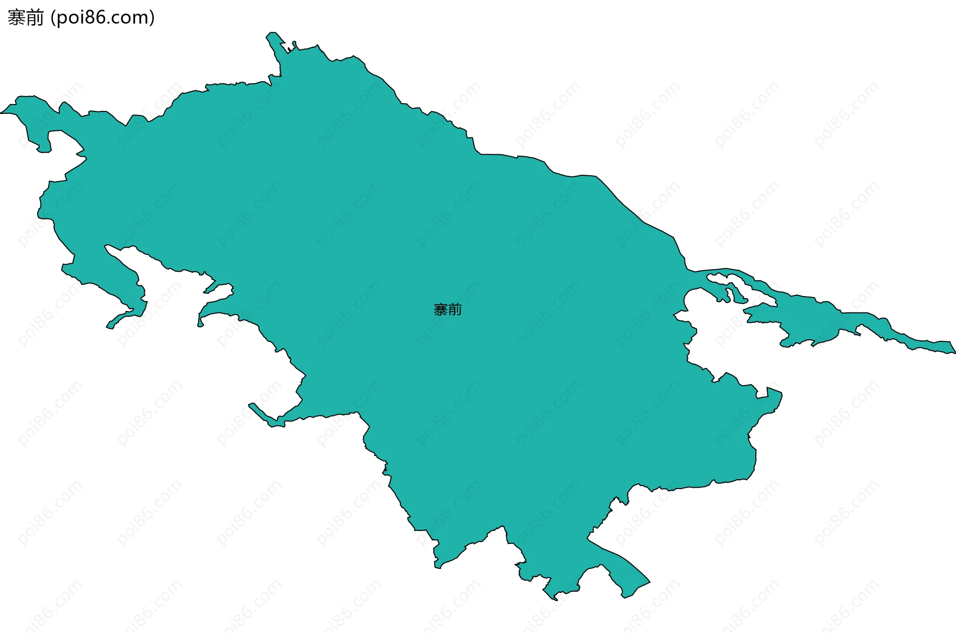 寨前边界地图