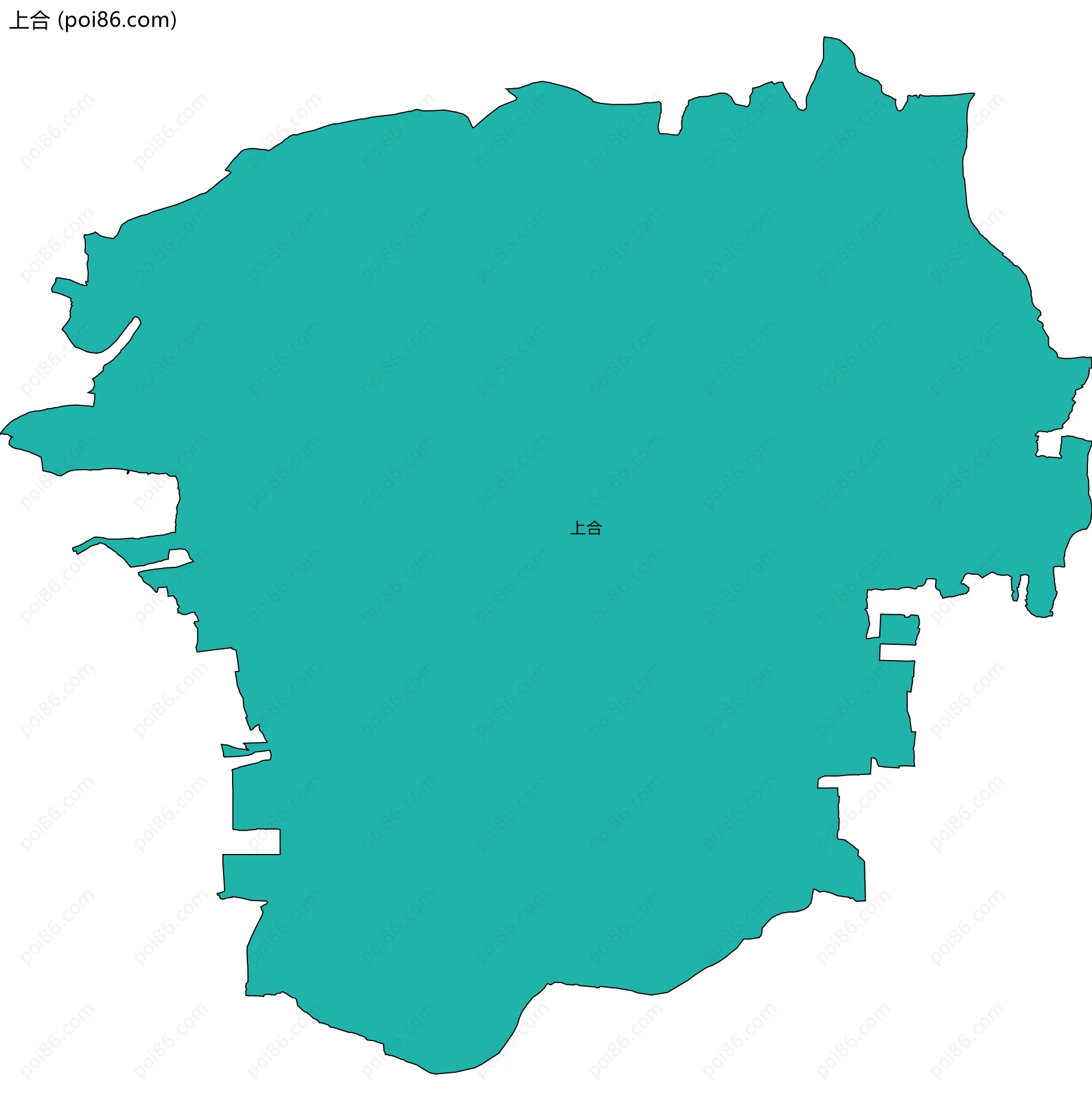 上合边界地图