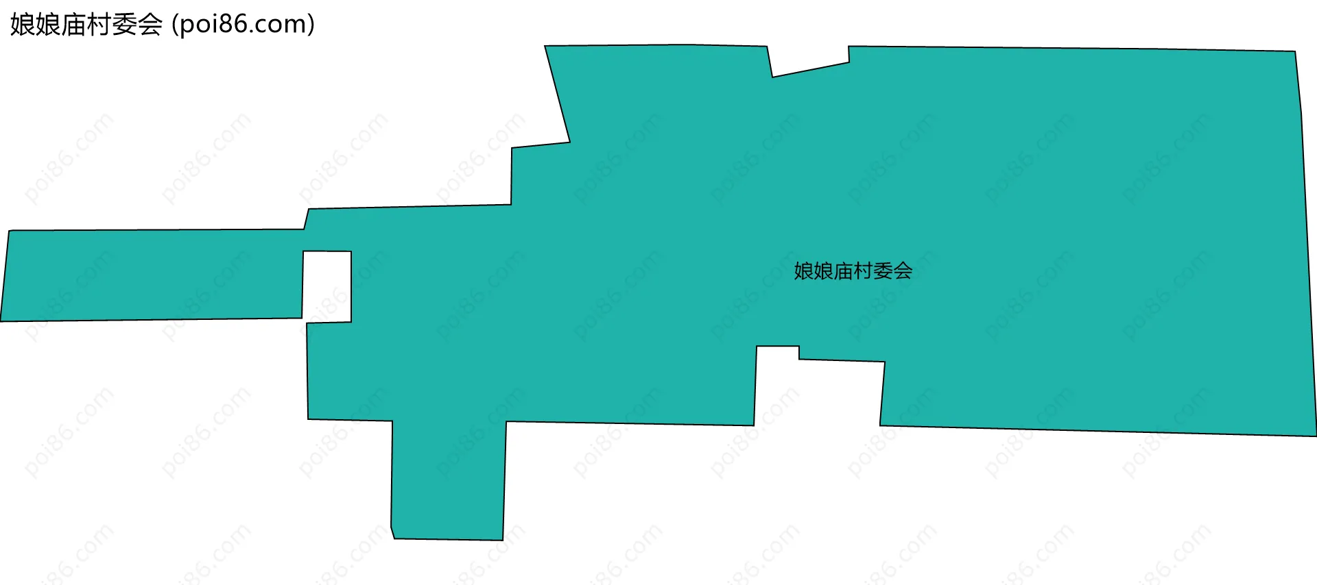 娘娘庙村委会边界地图