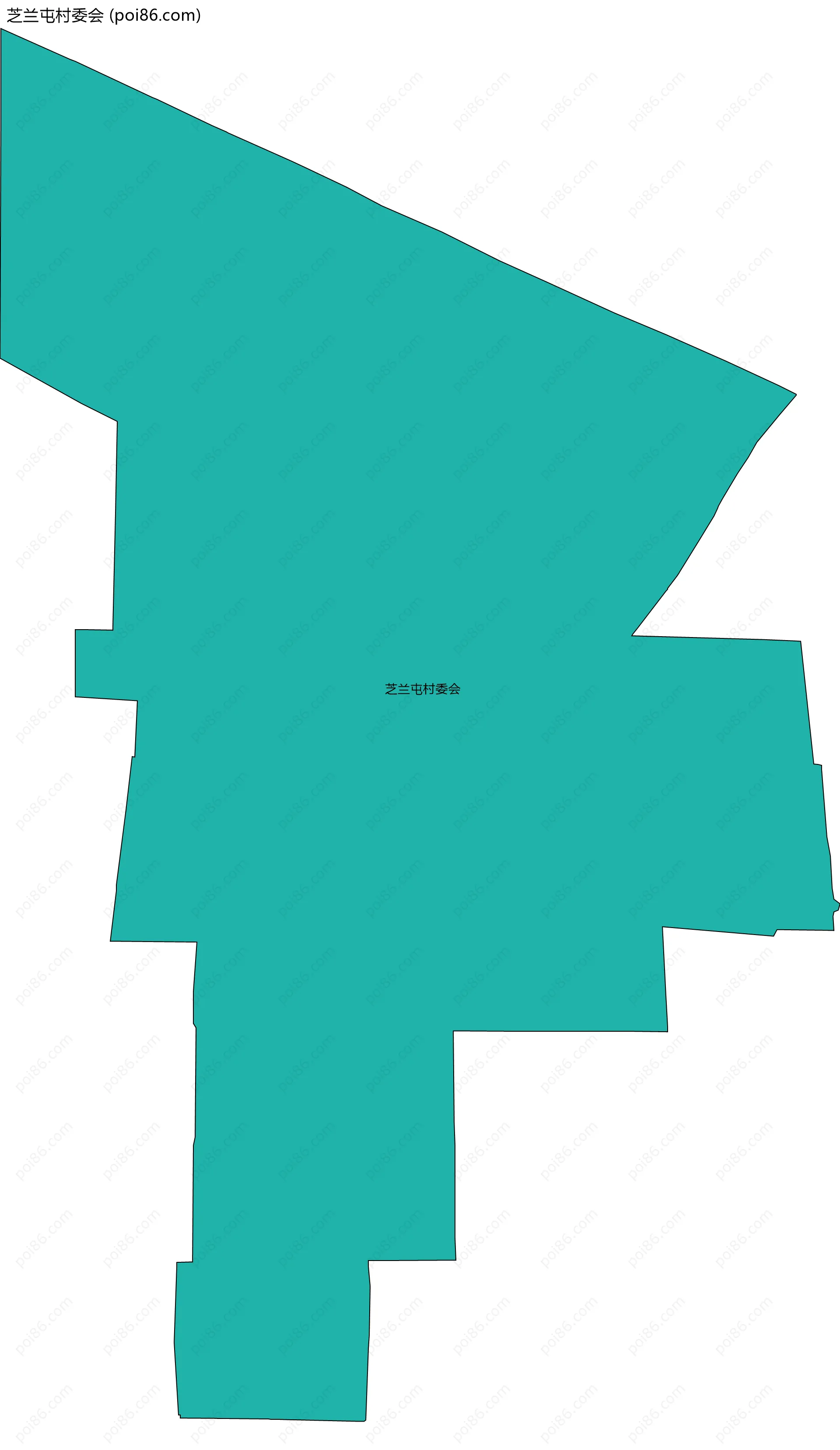 芝兰屯村委会边界地图