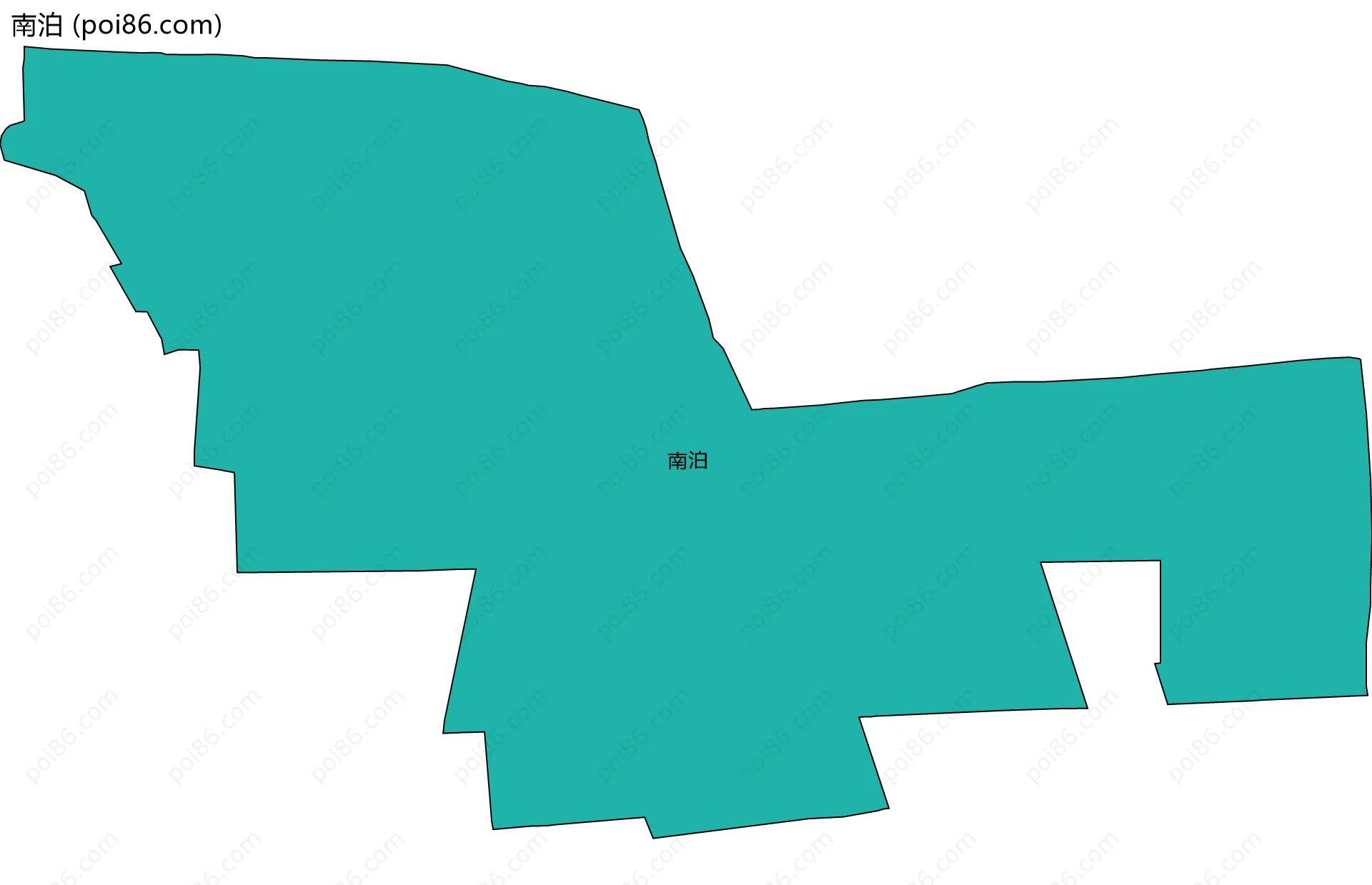 南泊边界地图