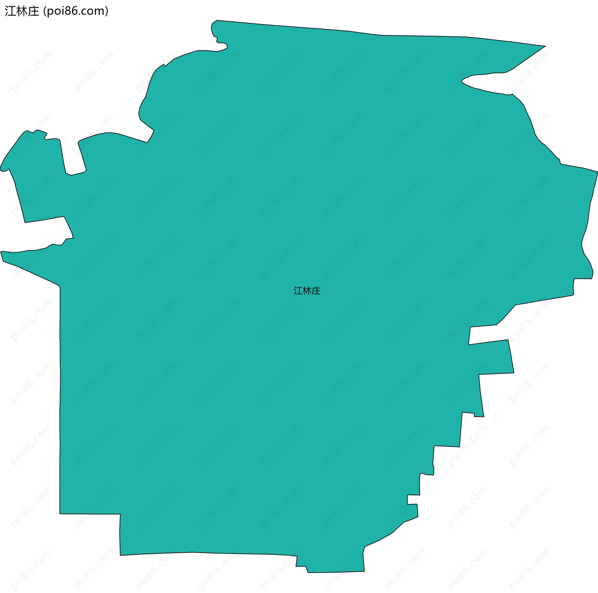 江林庄边界地图