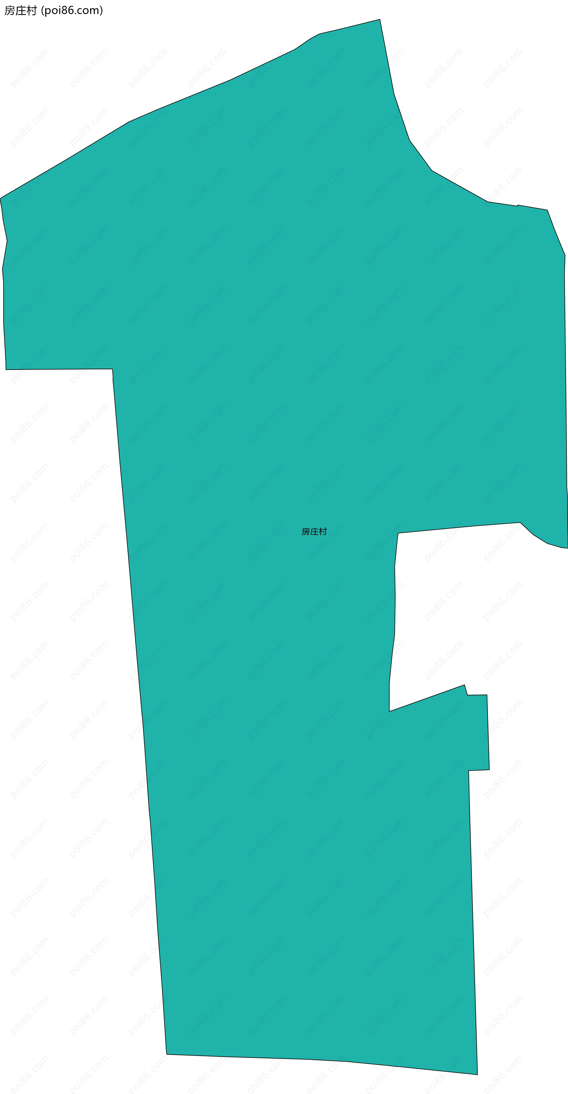 房庄村边界地图