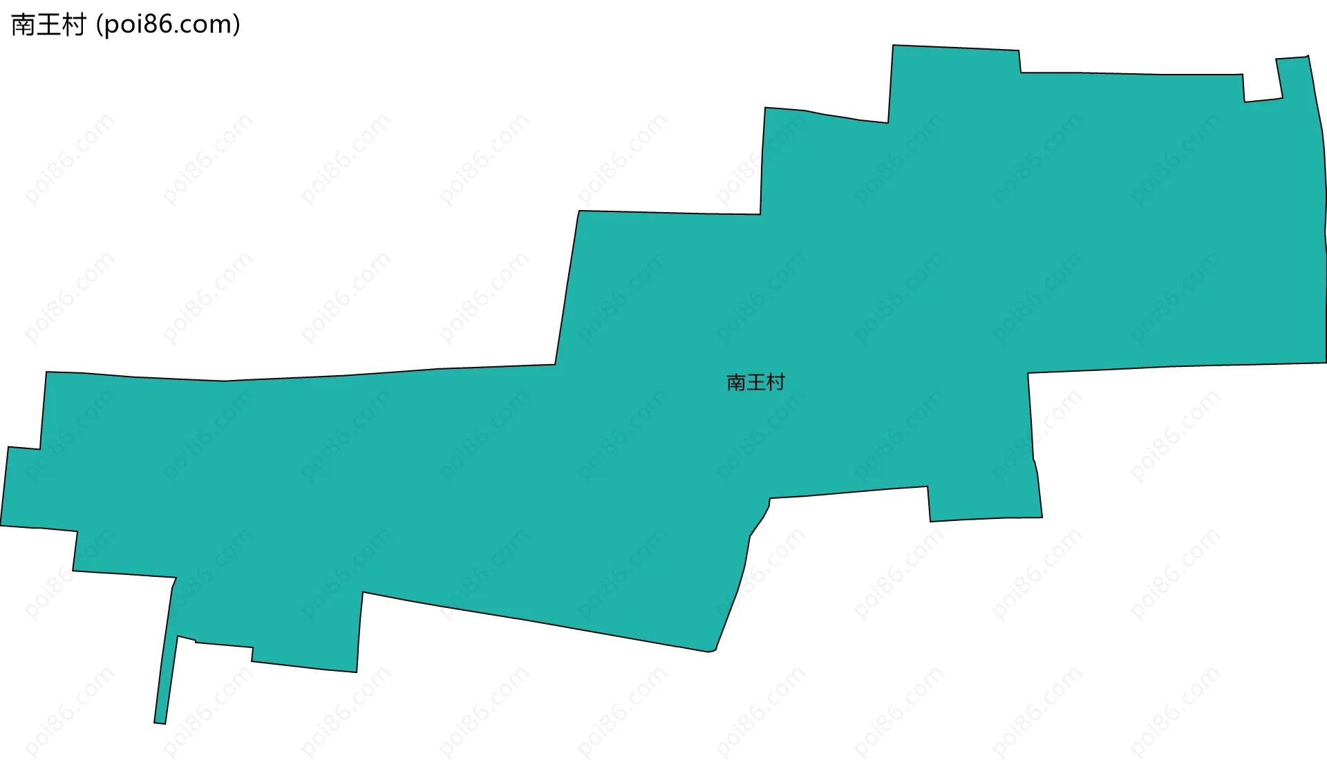 南王村边界地图