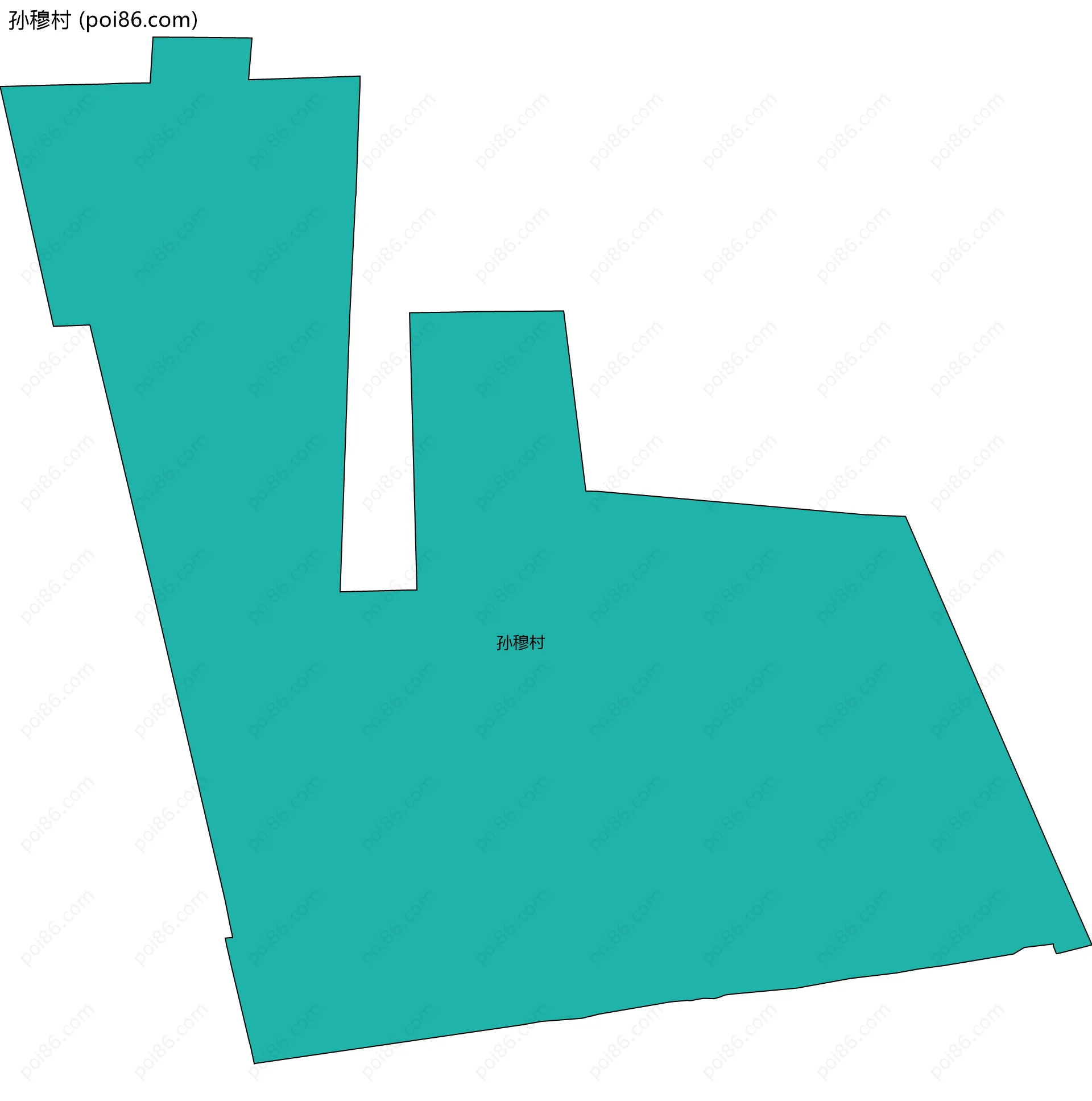 孙穆村边界地图