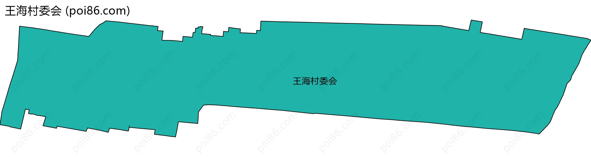 王海村委会边界地图