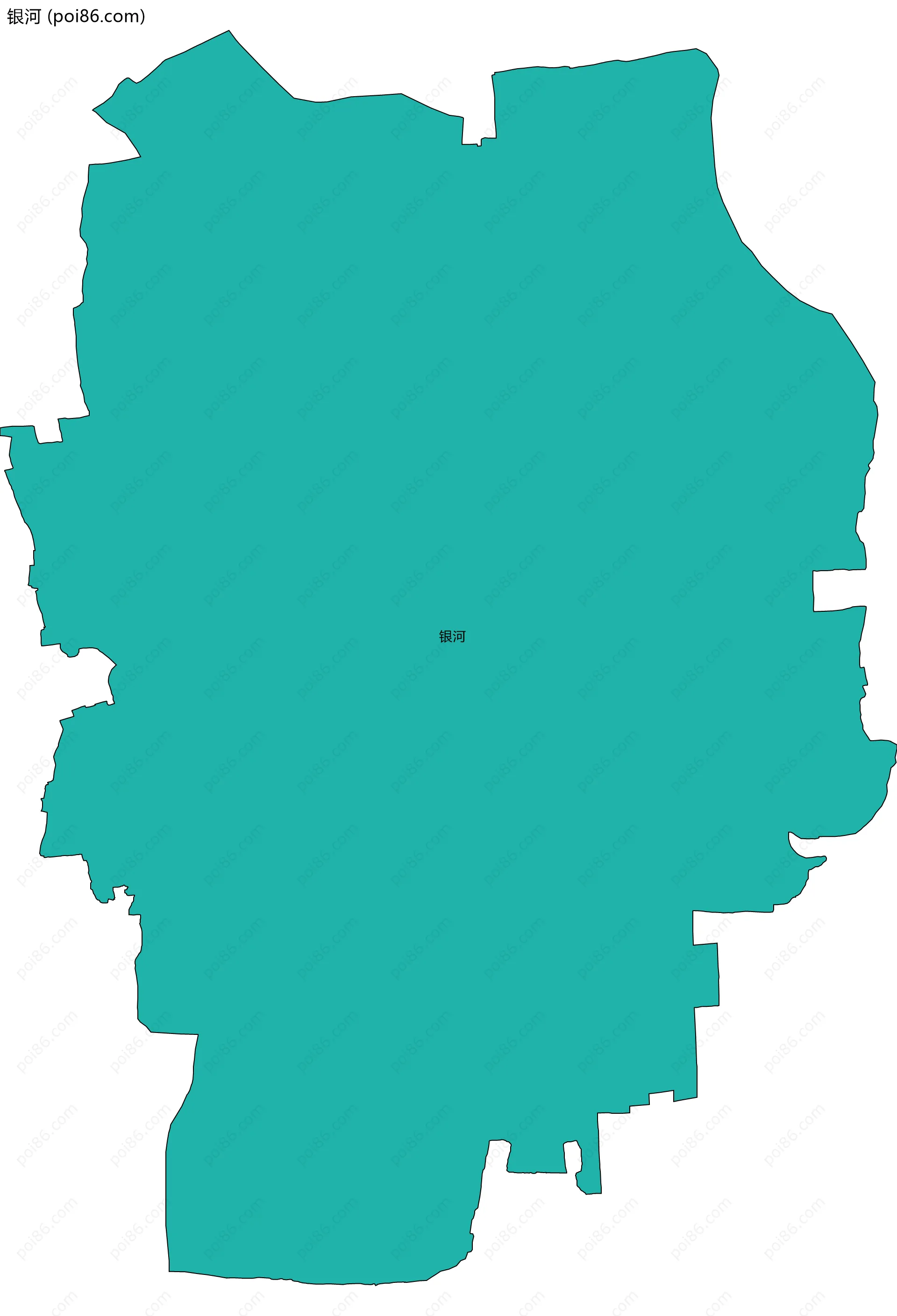 银河边界地图