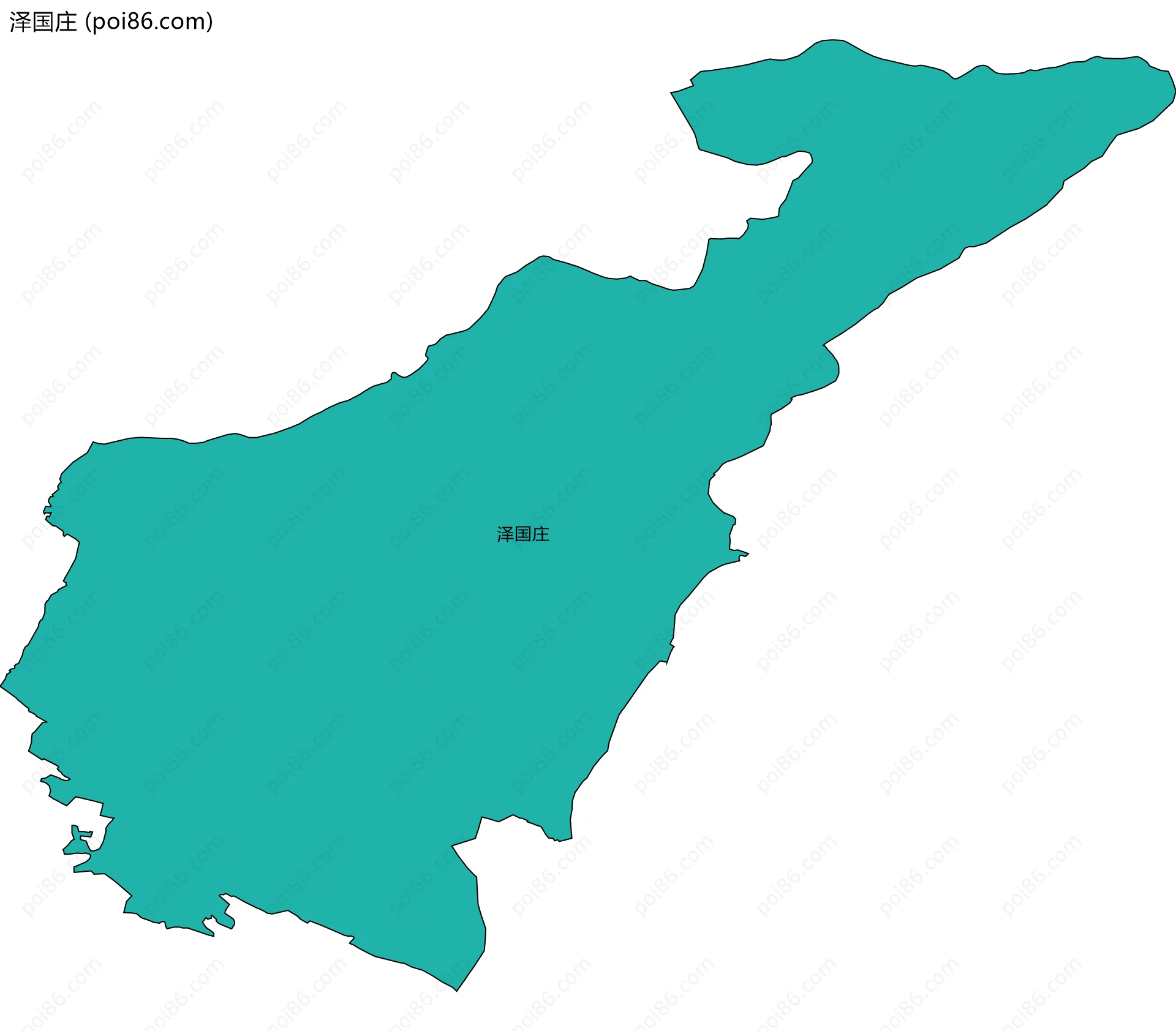 泽国庄边界地图