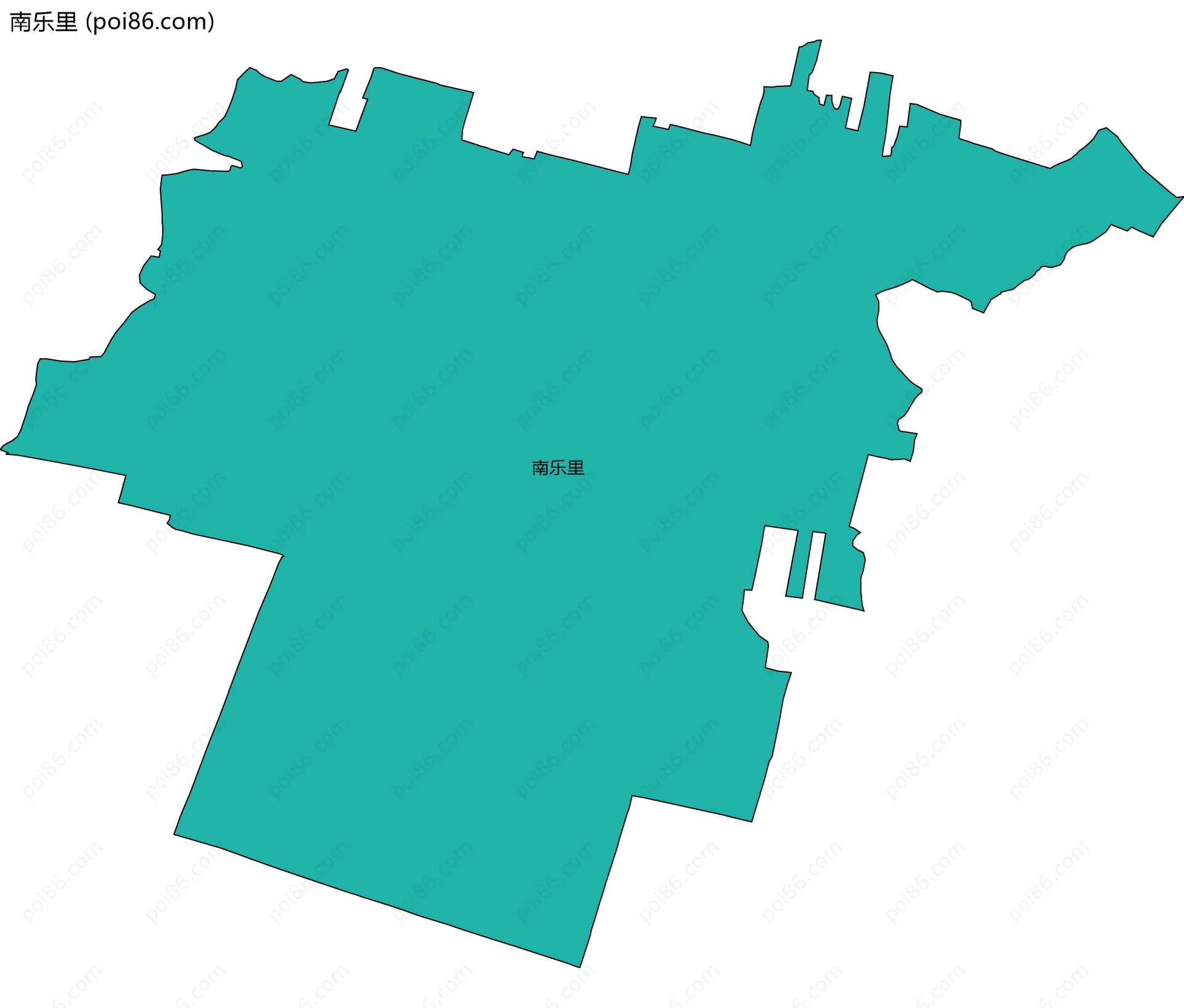 南乐里边界地图