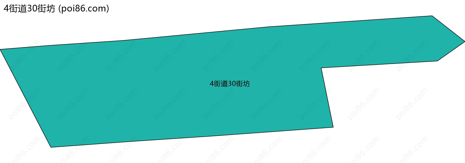 4街道30街坊边界地图
