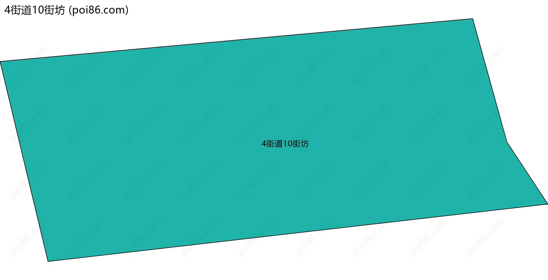 4街道10街坊边界地图