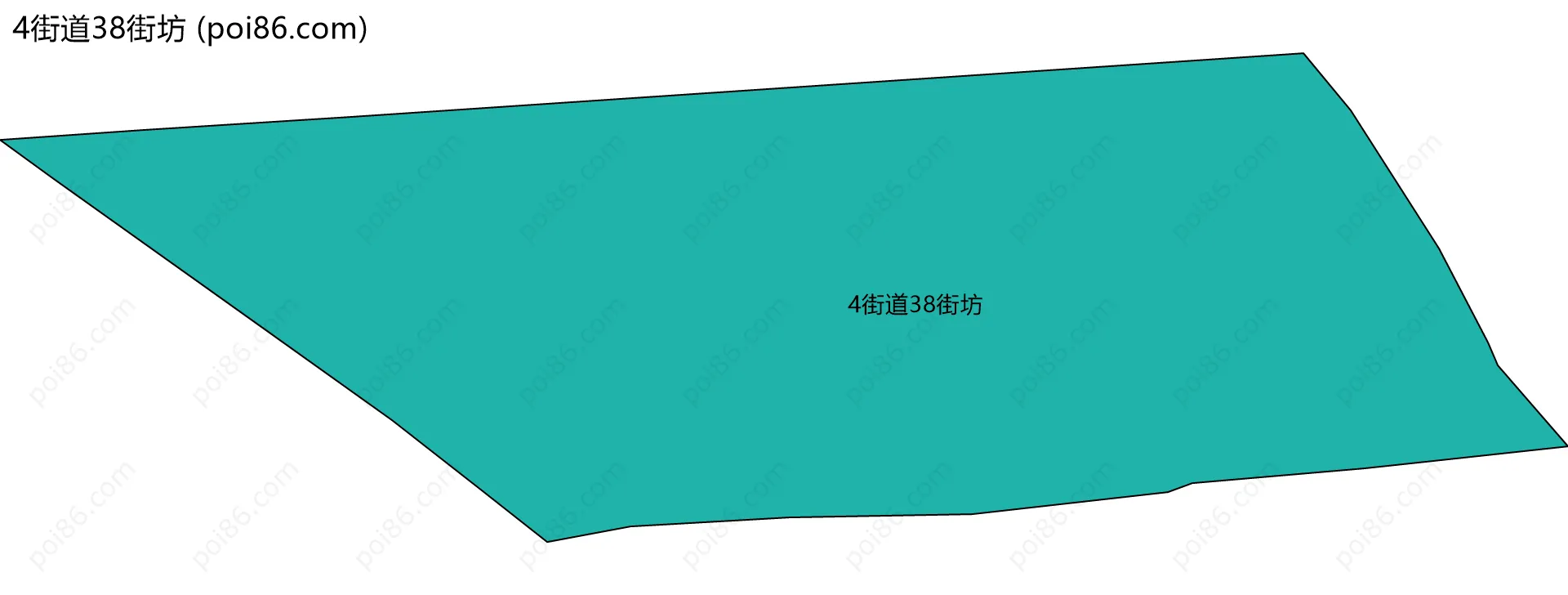 4街道38街坊边界地图