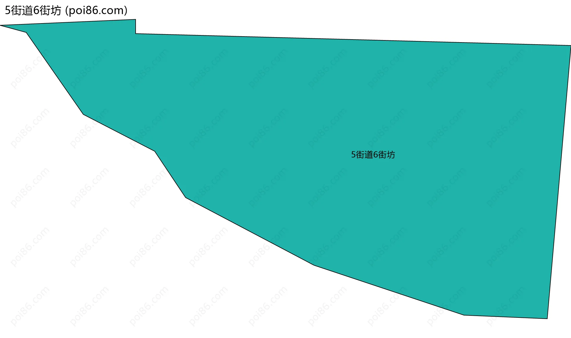 5街道6街坊边界地图