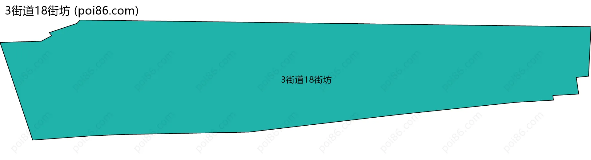 3街道18街坊边界地图