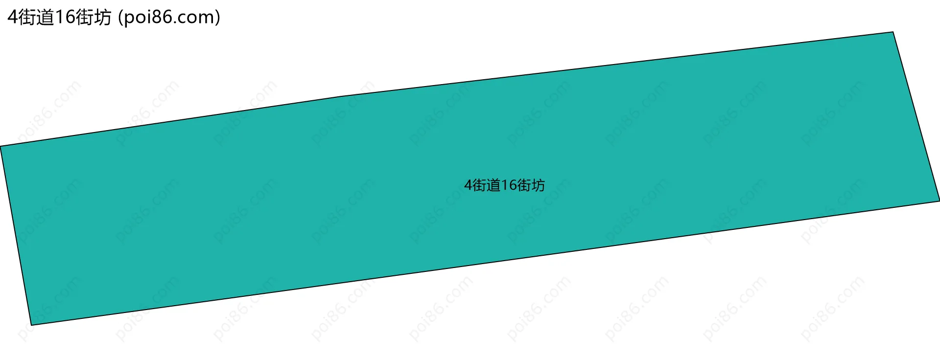 4街道16街坊边界地图