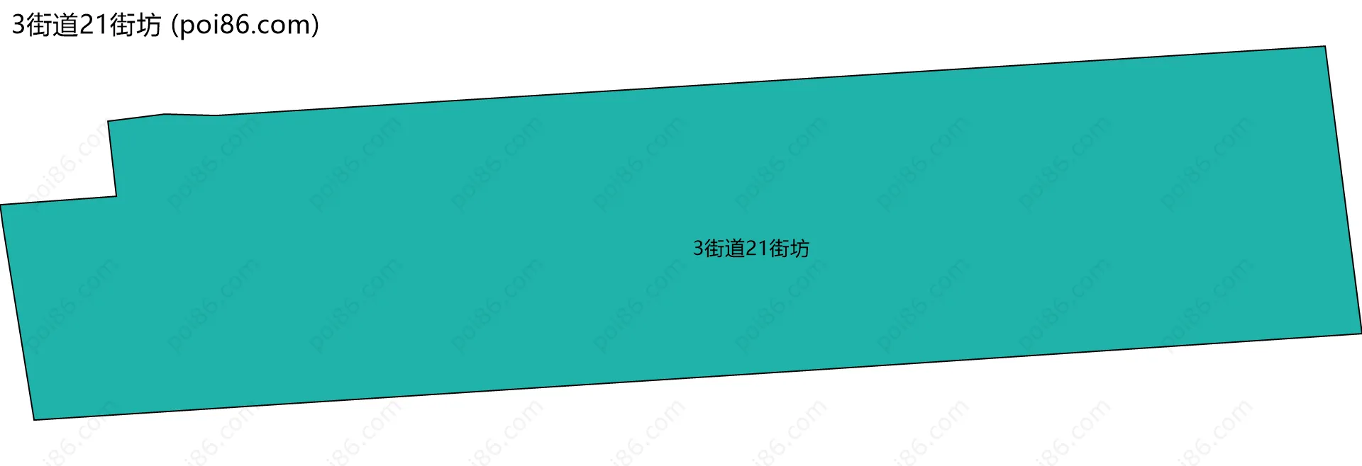 3街道21街坊边界地图
