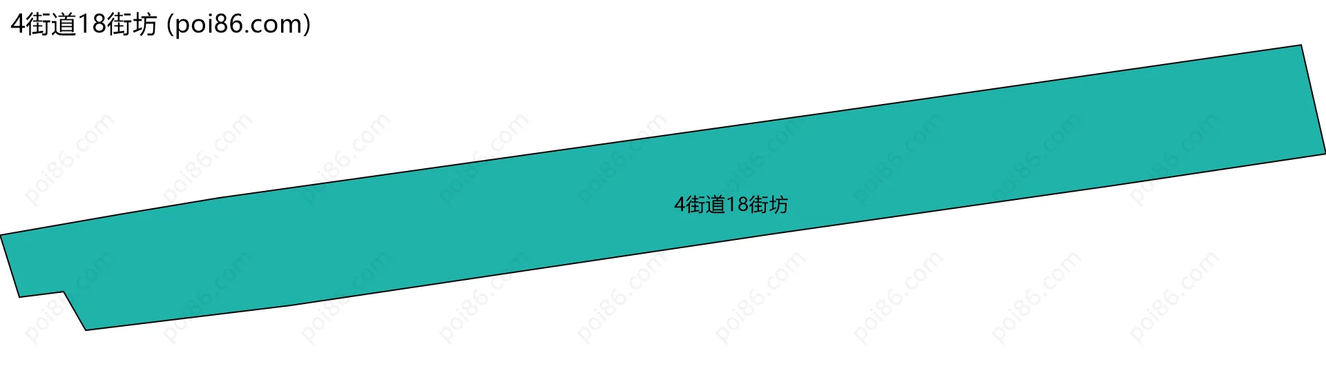 4街道18街坊边界地图