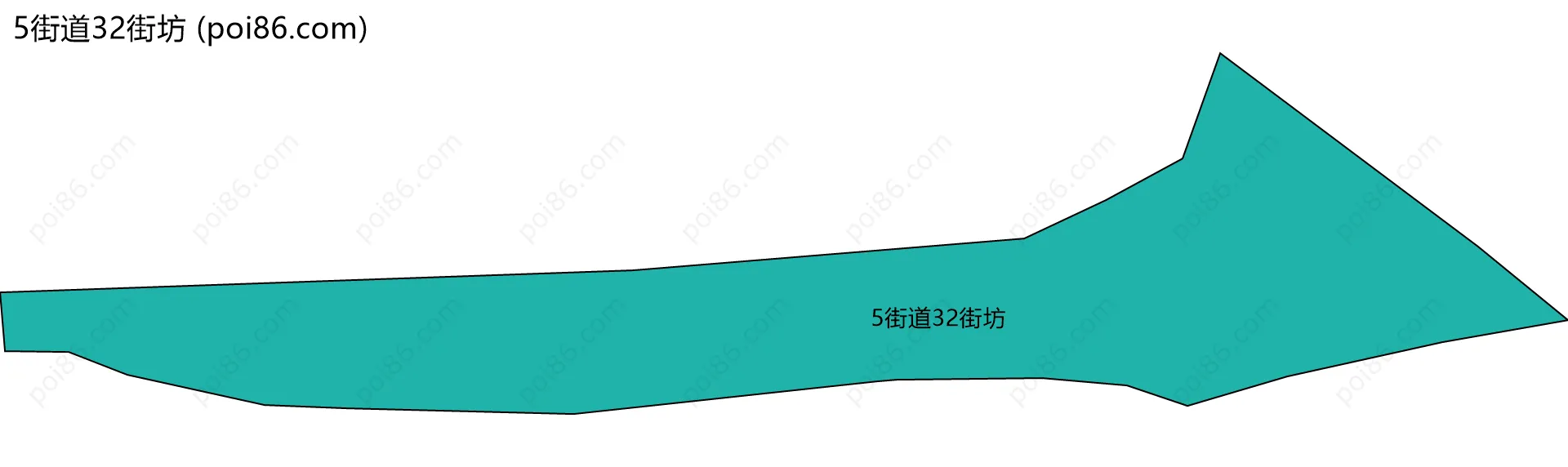 5街道32街坊边界地图