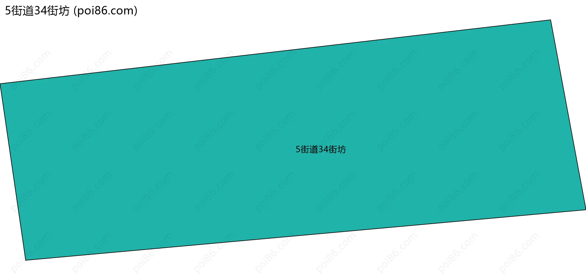 5街道34街坊边界地图