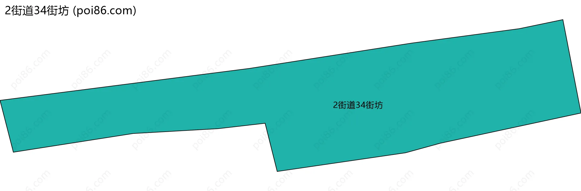 2街道34街坊边界地图