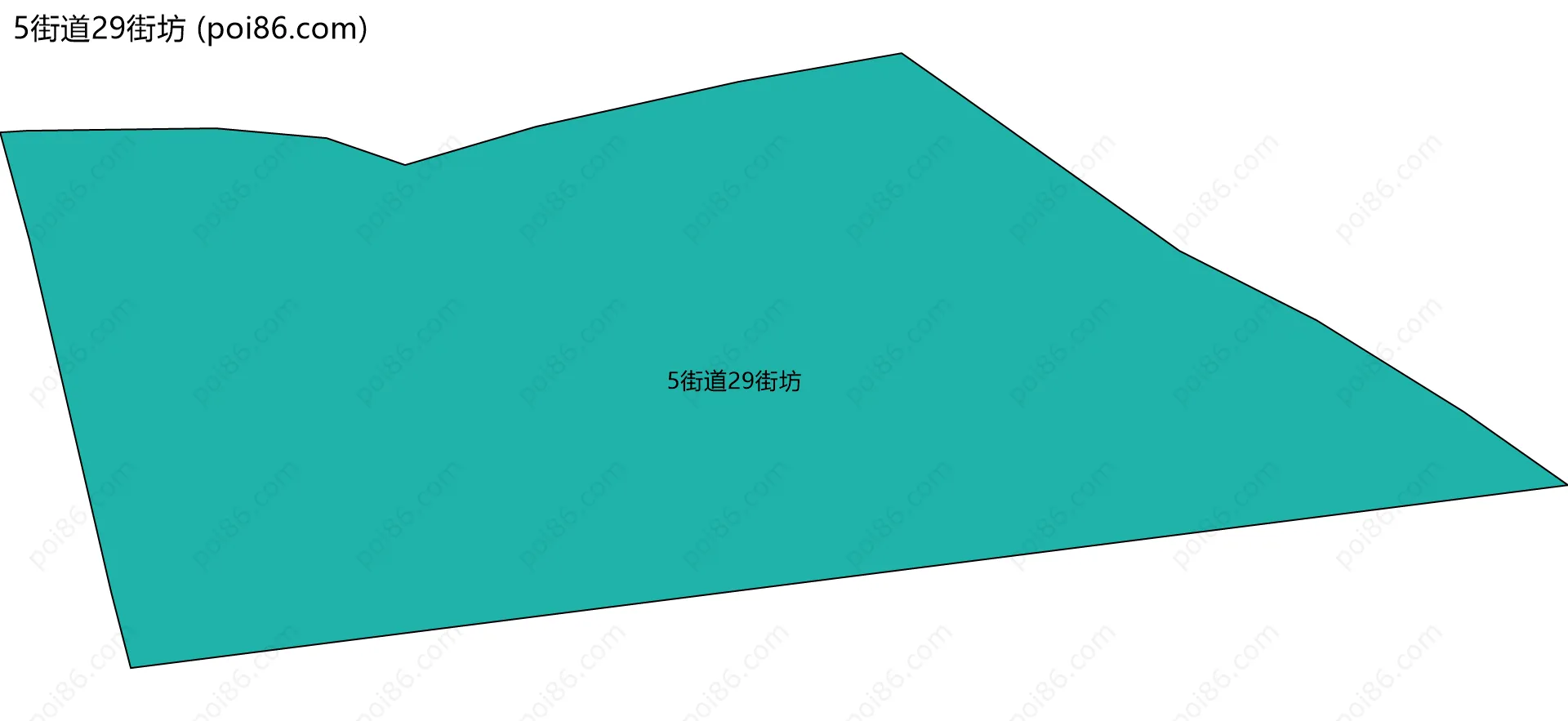 5街道29街坊边界地图