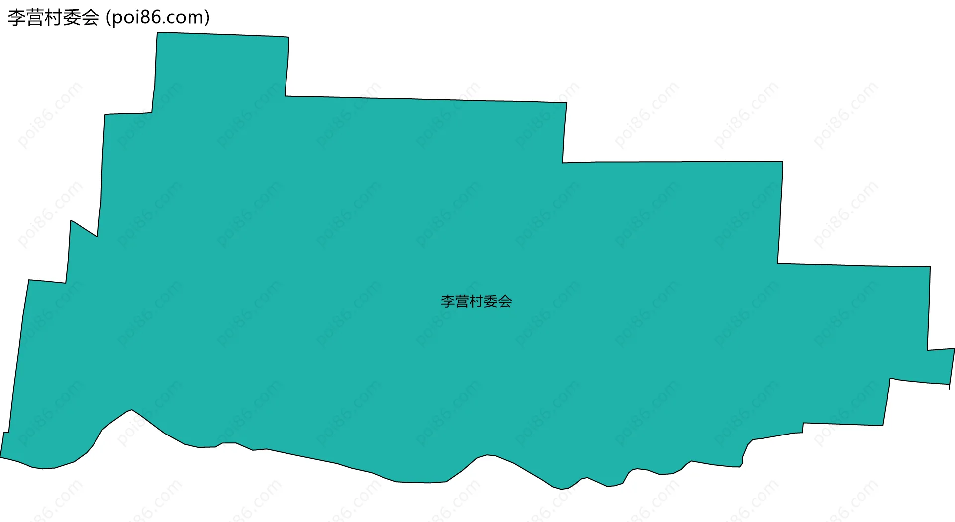 李营村委会边界地图