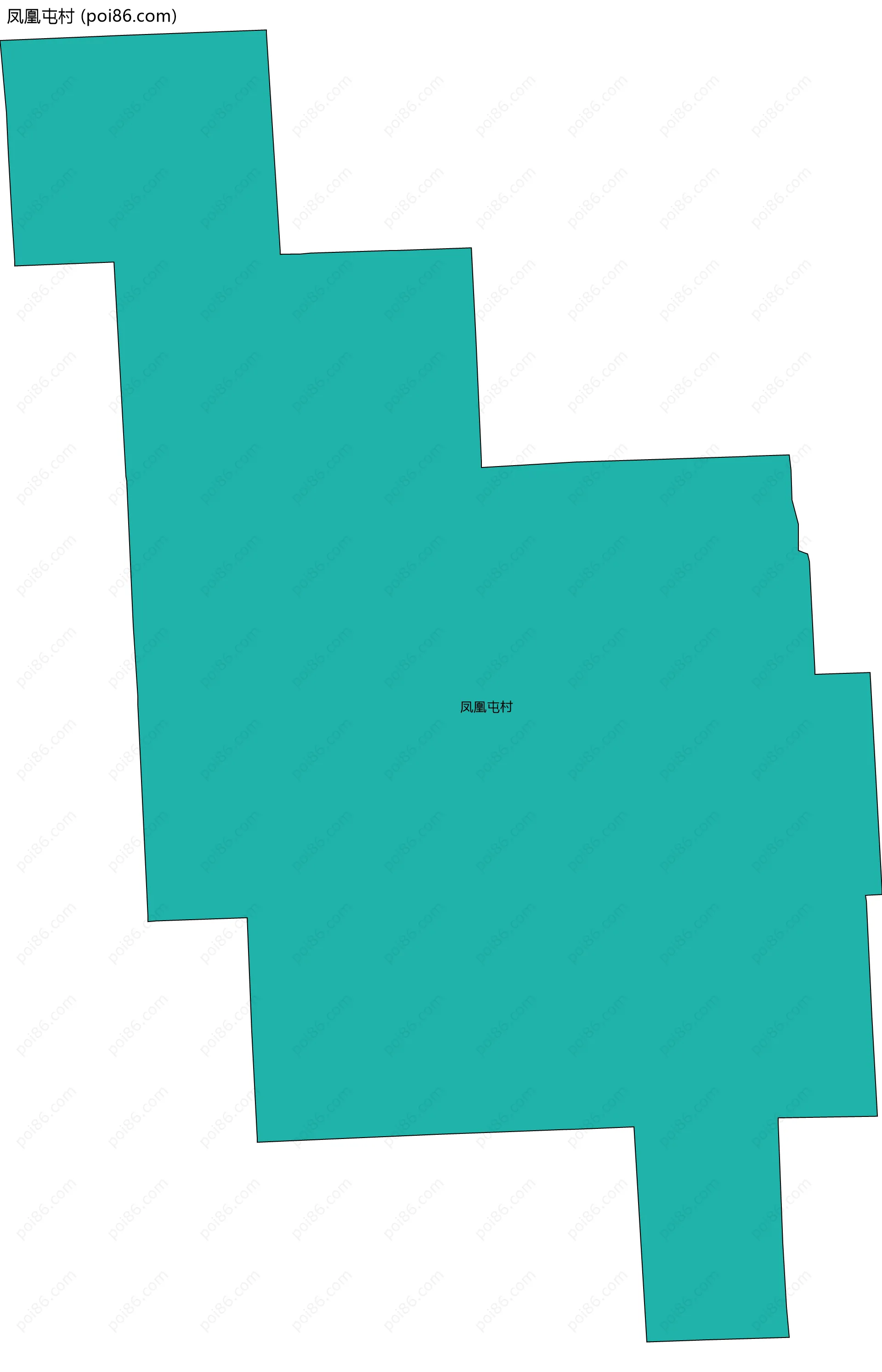 凤凰屯村边界地图