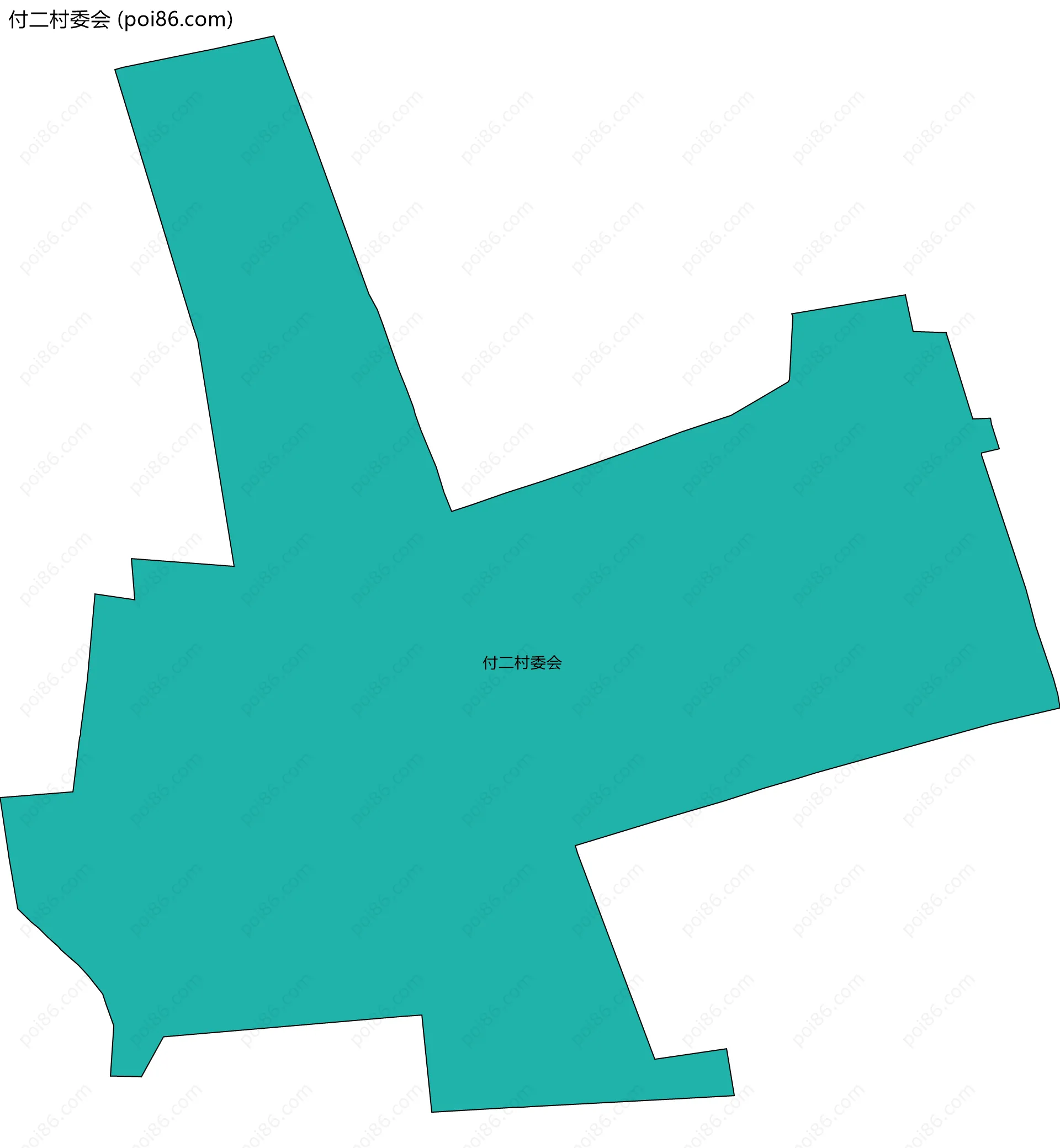 付二村委会边界地图
