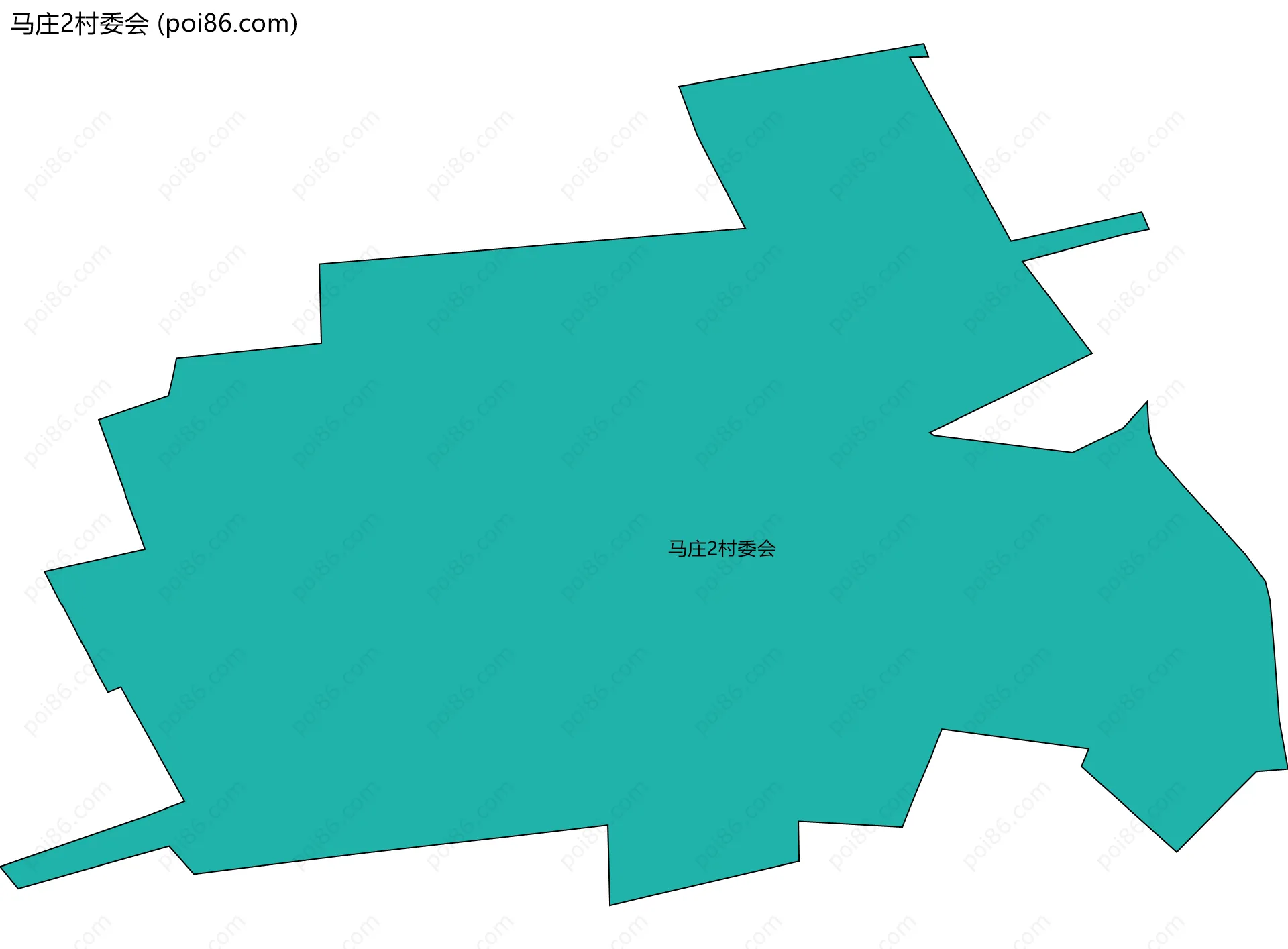 马庄2村委会边界地图