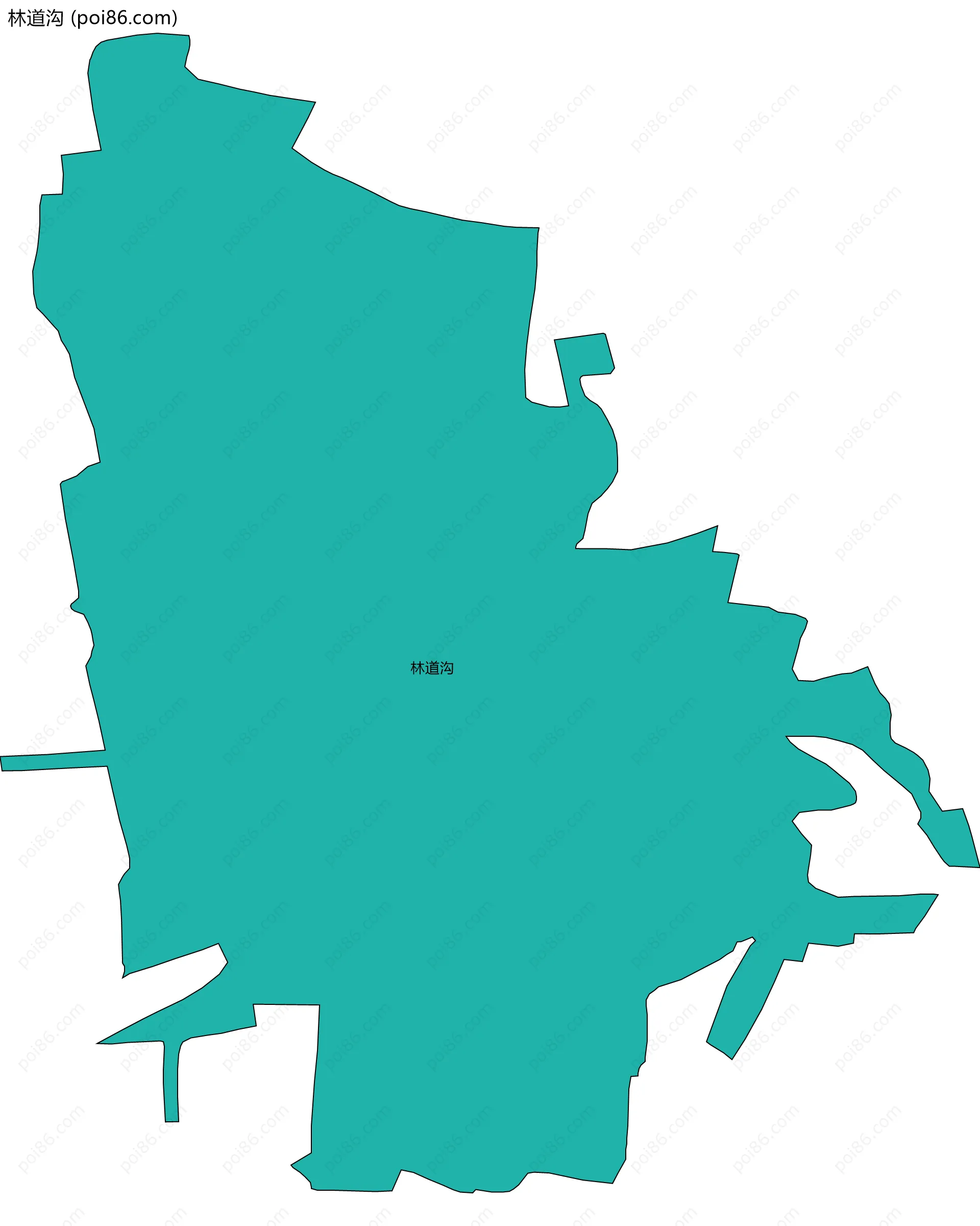 林道沟边界地图