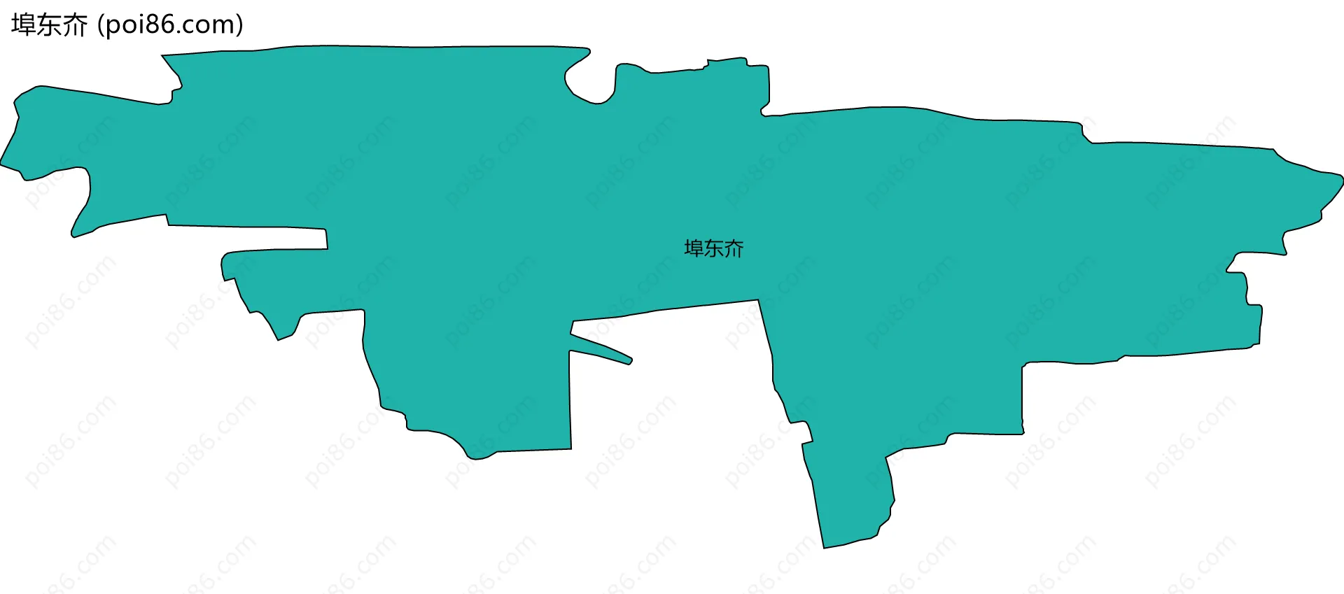 埠东夼边界地图