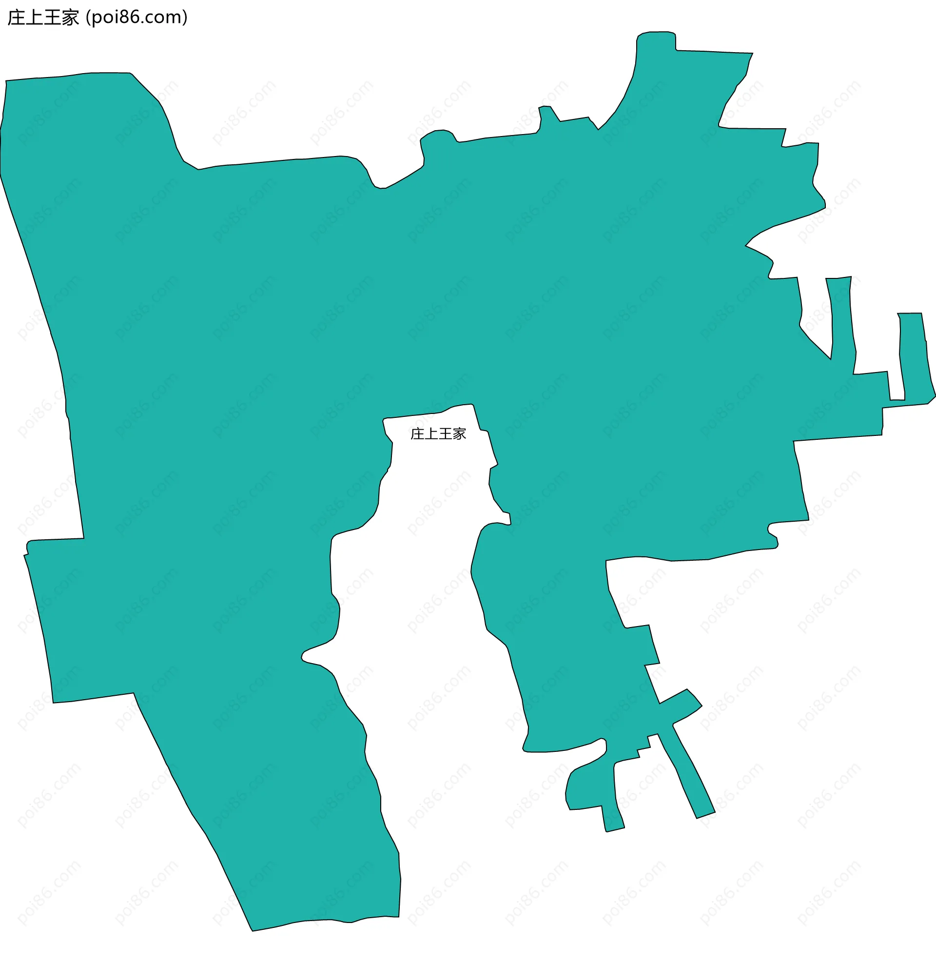 庄上王家边界地图